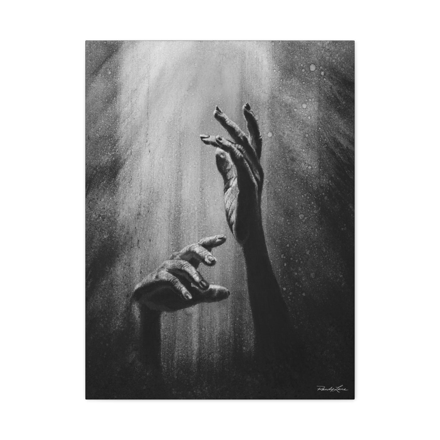 Divine Dance. Artistic Stretched Matte Canvas Wall Art