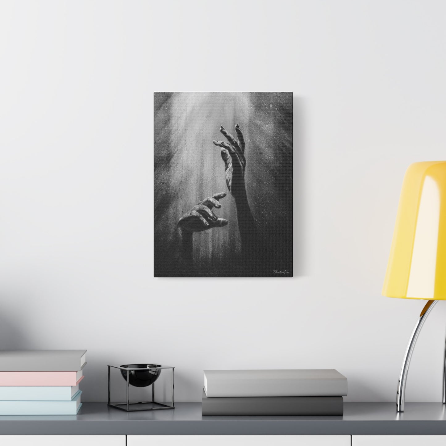 Divine Dance. Artistic Stretched Matte Canvas Wall Art