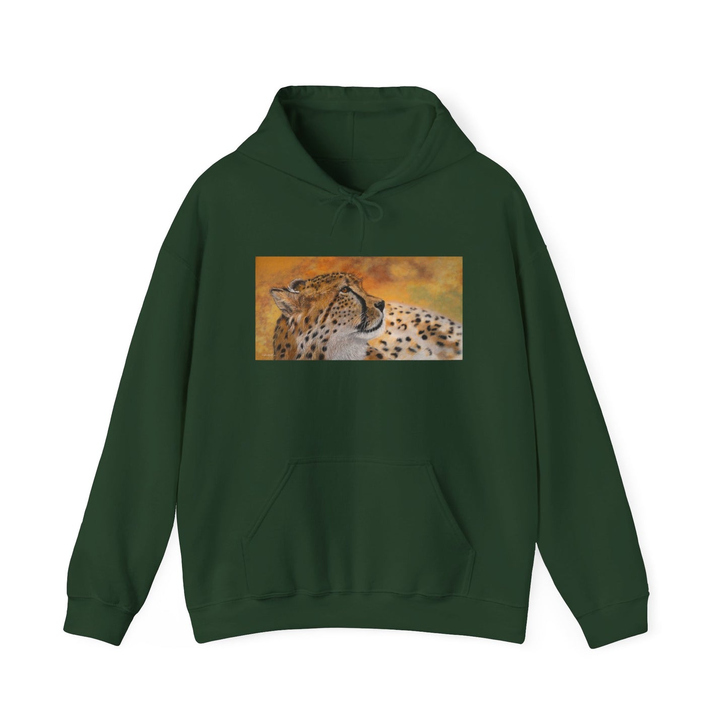 Cheetah Chill, Cheetah Unisex Hooded Sweatshirt