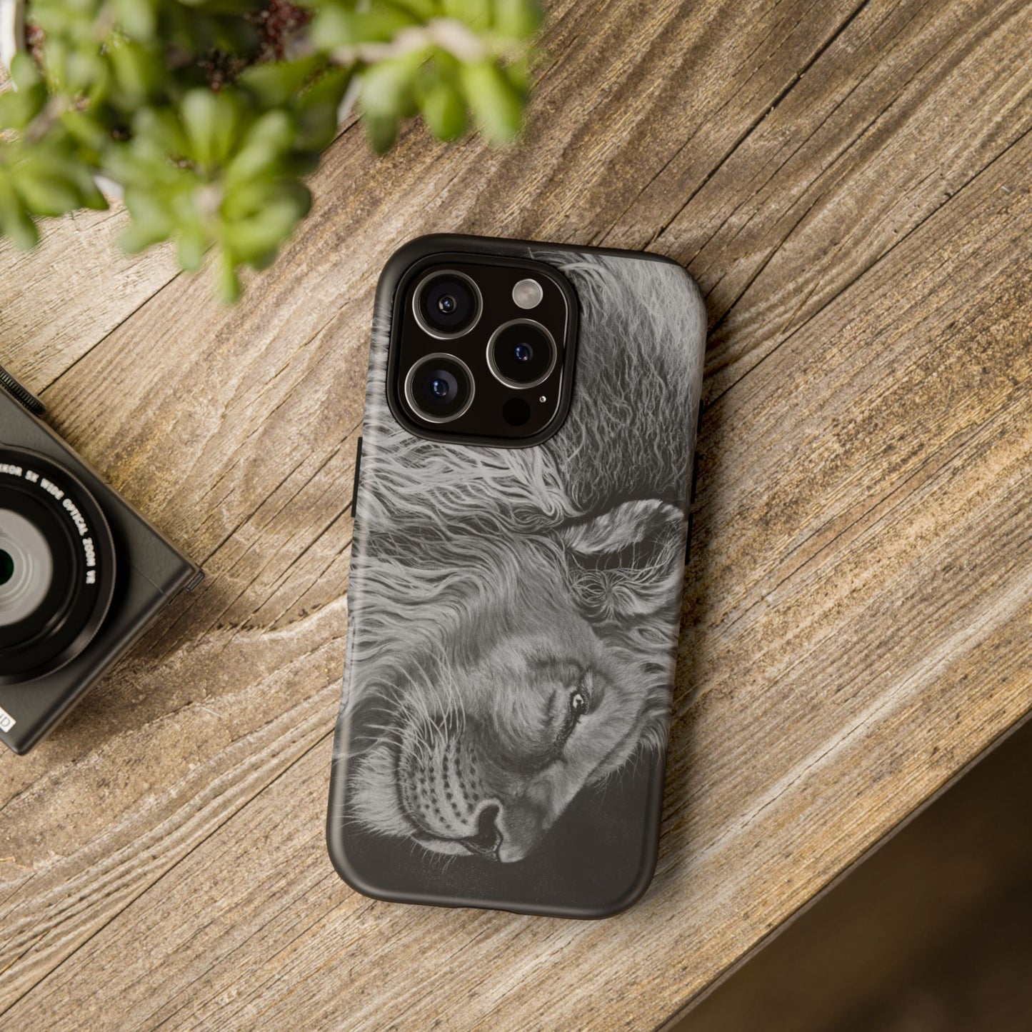 King of Cool, Lion Phone Case, Tough & Artistic Smartphone Case