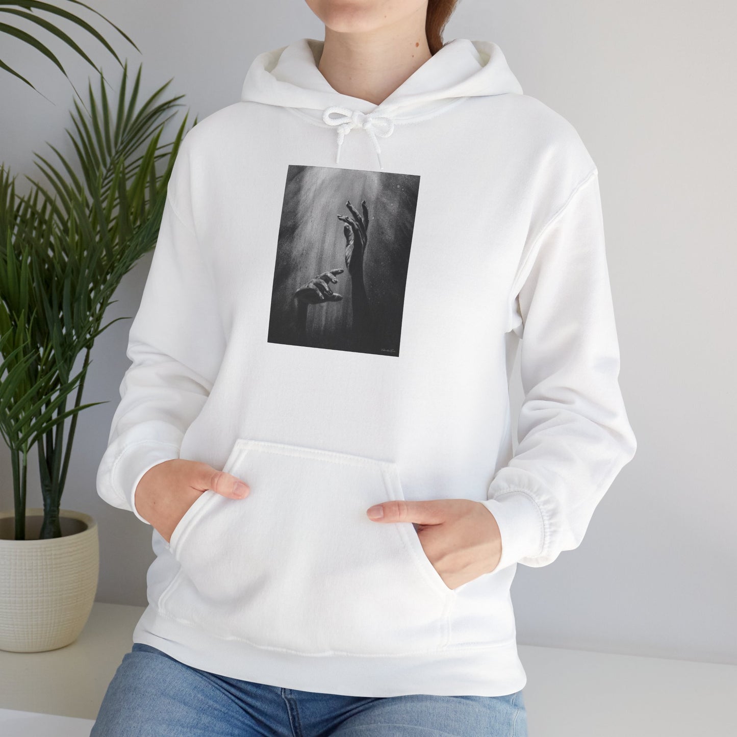 Divine Dance. Artistic Unisex Hooded Sweatshirt
