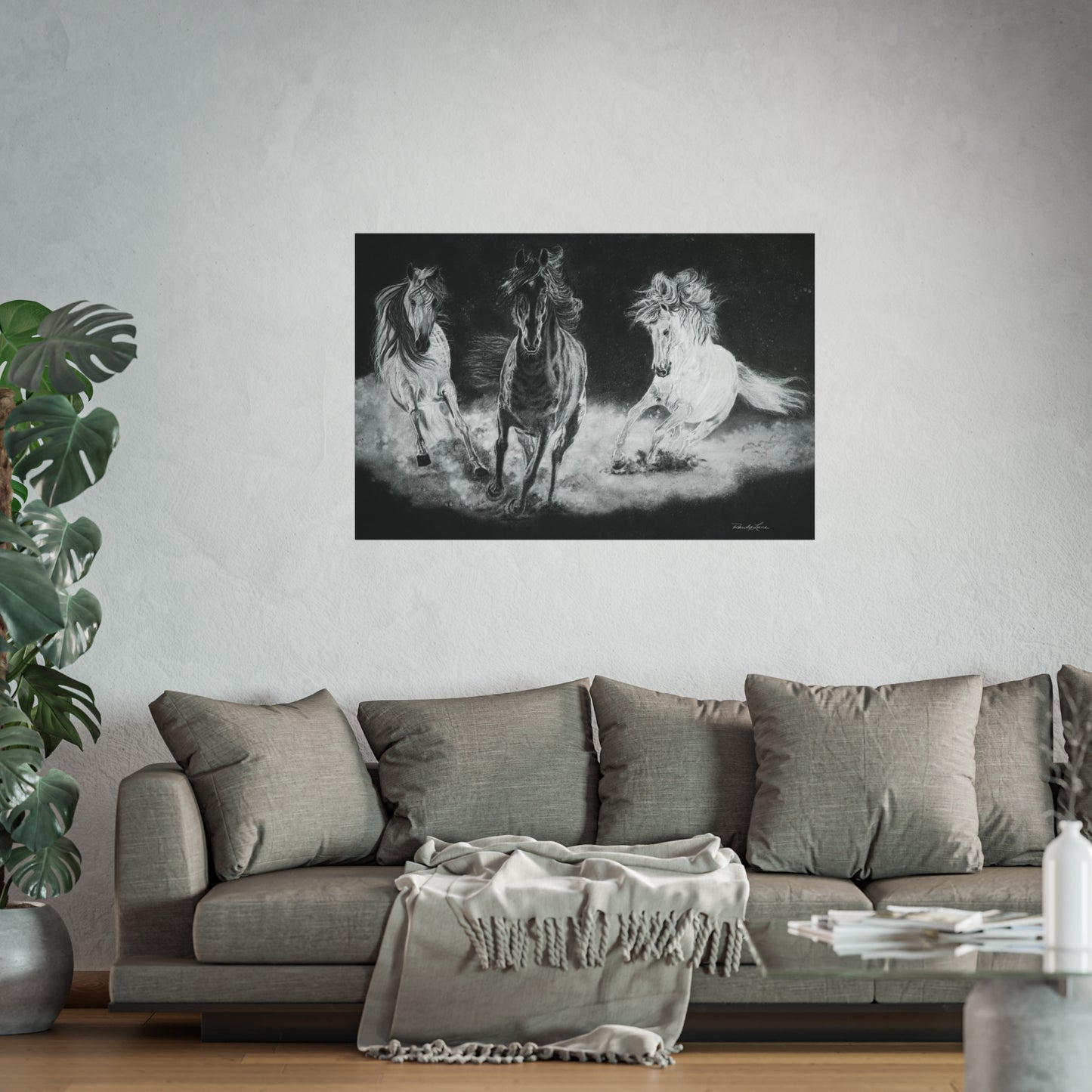 Midnight Run. Fine Art Horse Print