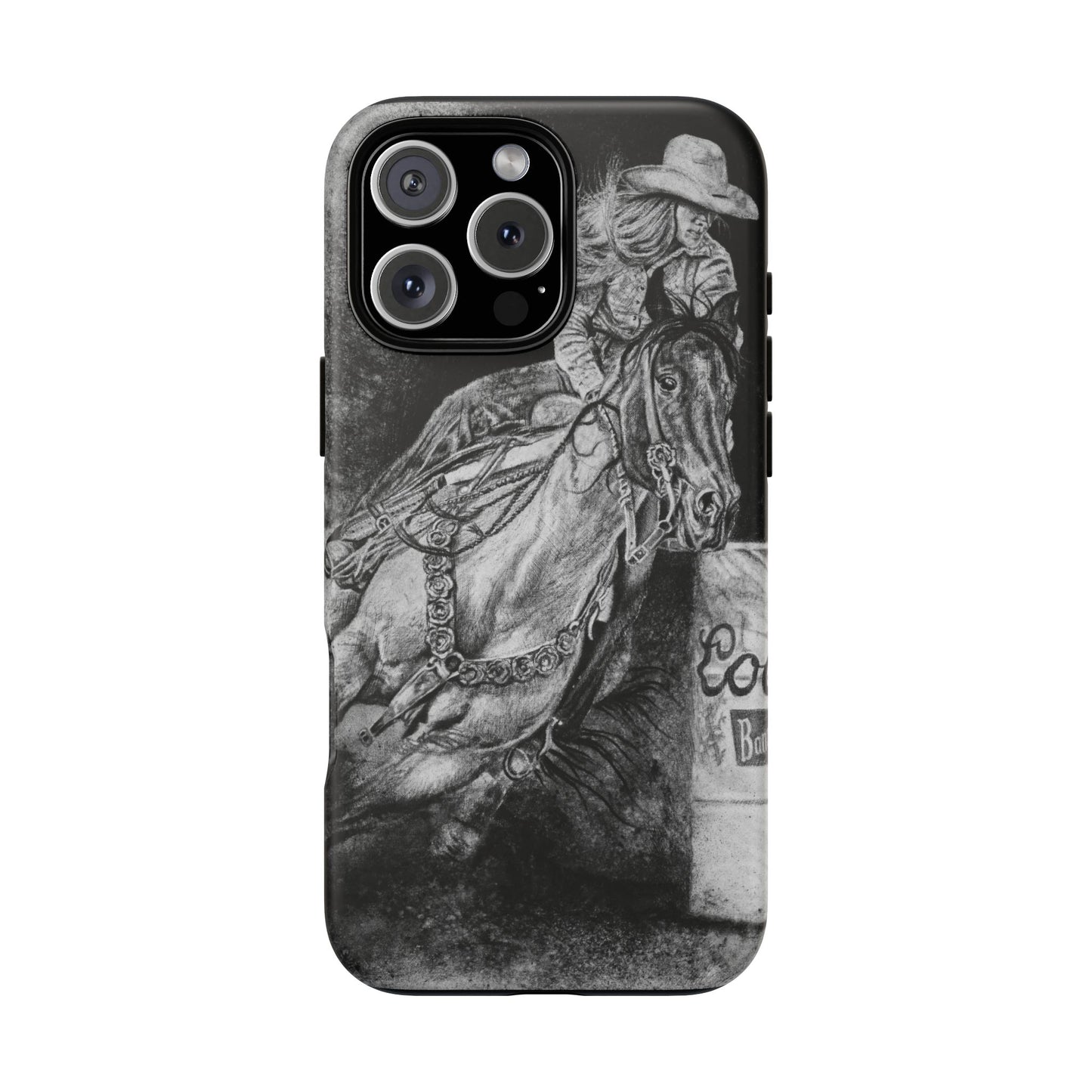 Sophie's Run. Rodeo Barrel Racer Phone Case