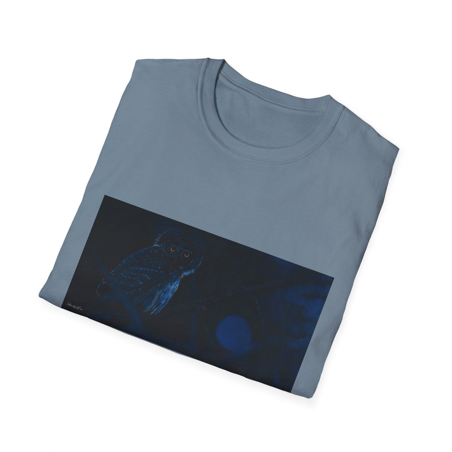 Bright Eyes, Owl theme Unisex Softstyle T-Shirt