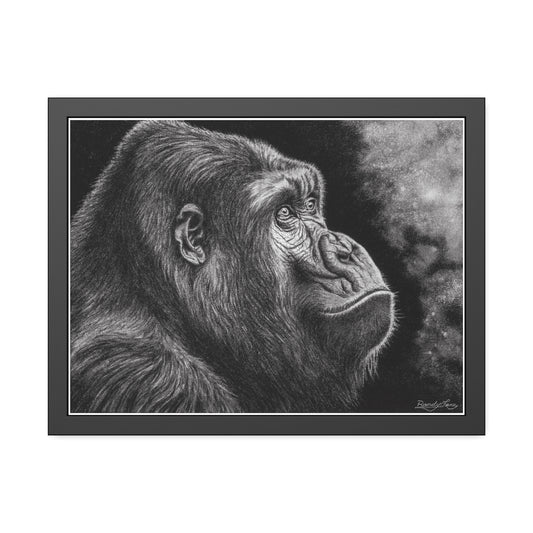 Gorilla, Framed Fine Art Print