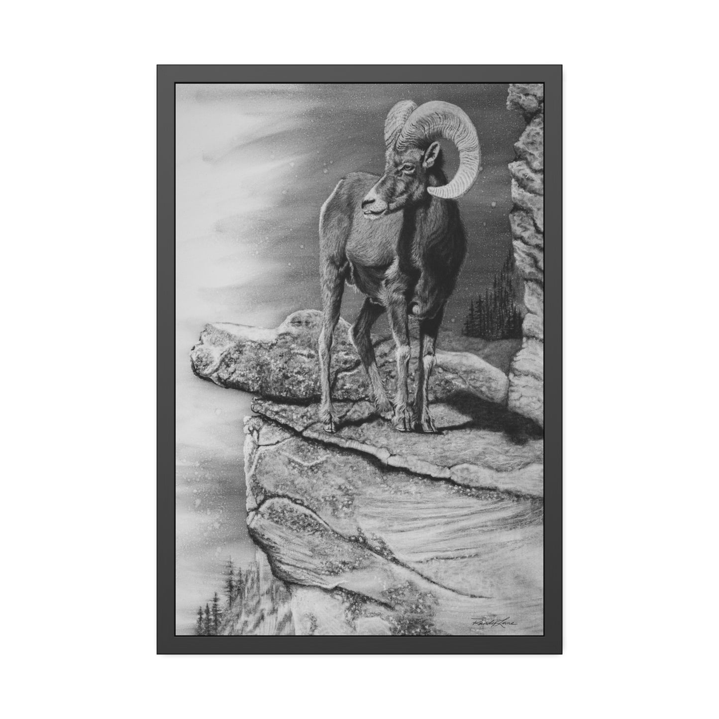 Legendary, Bighorn Sheep Framed Fine Art Print
