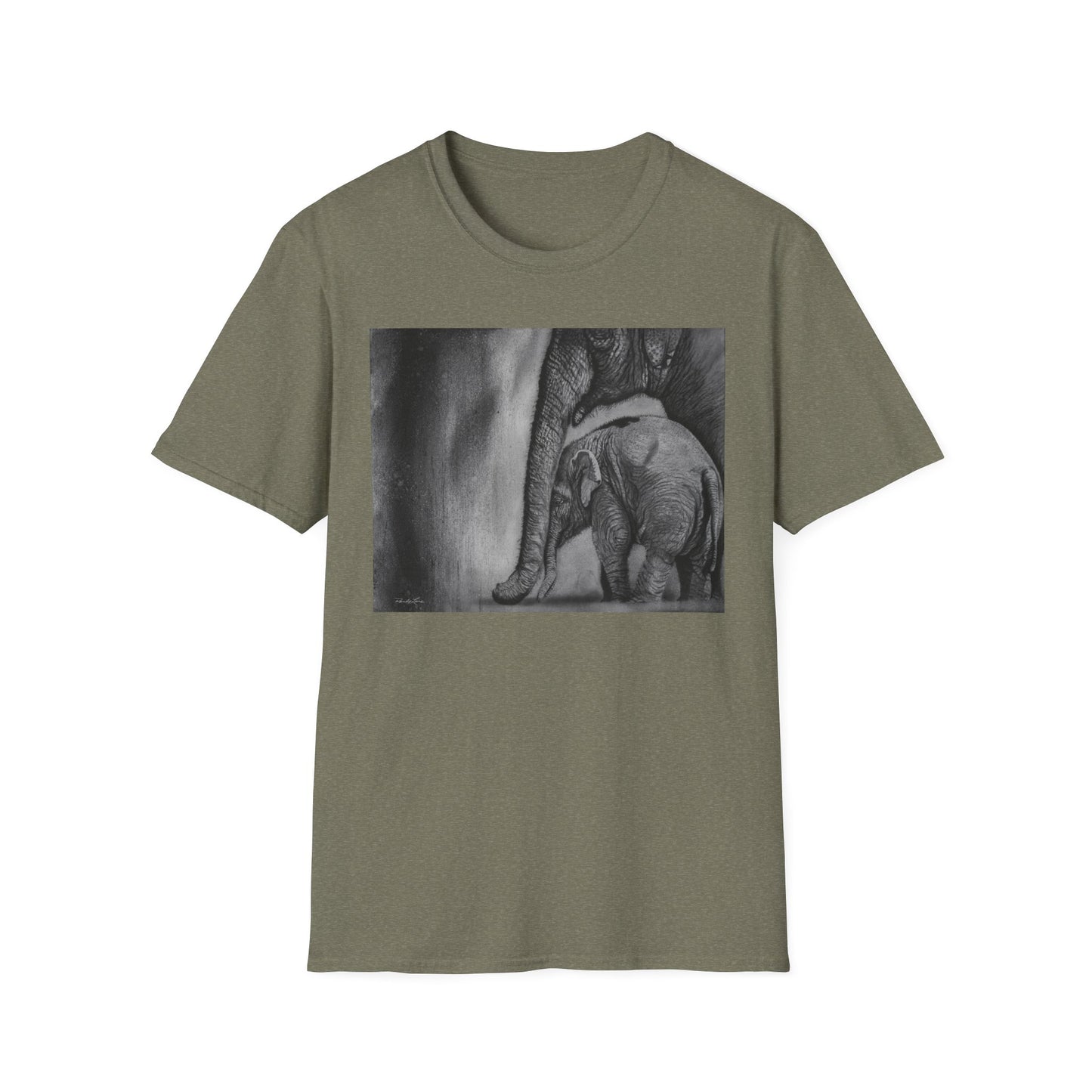 Trunks of Love, Elephant Unisex Softstyle T-Shirt