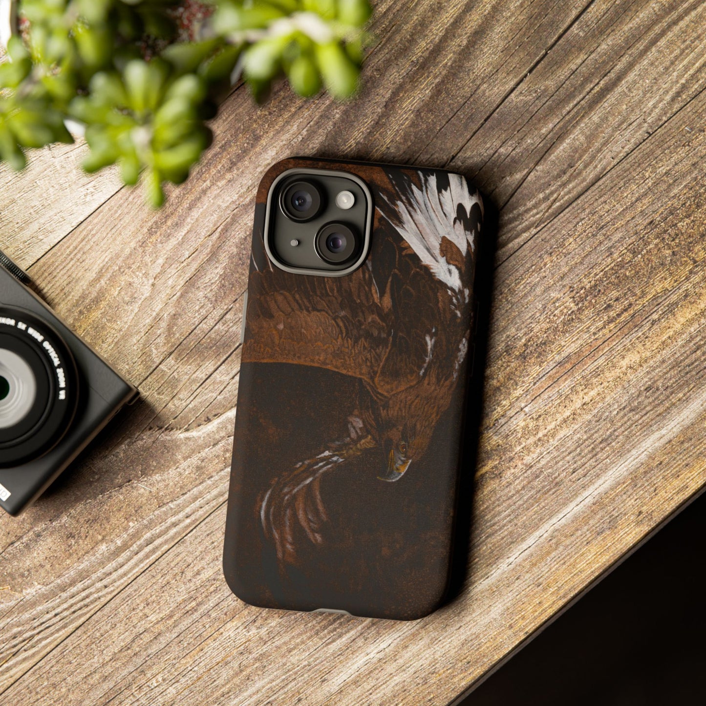 Golden Flight, Eagle Design Phone Case, Tough Cases