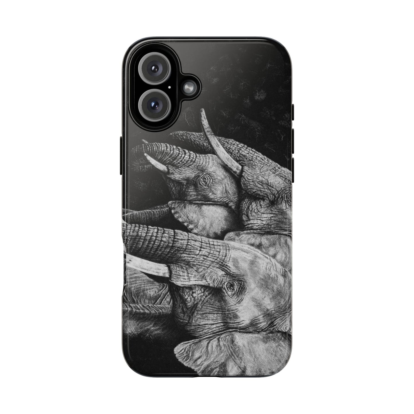 Brushland Bond. Elephant Art Tough Phone Case