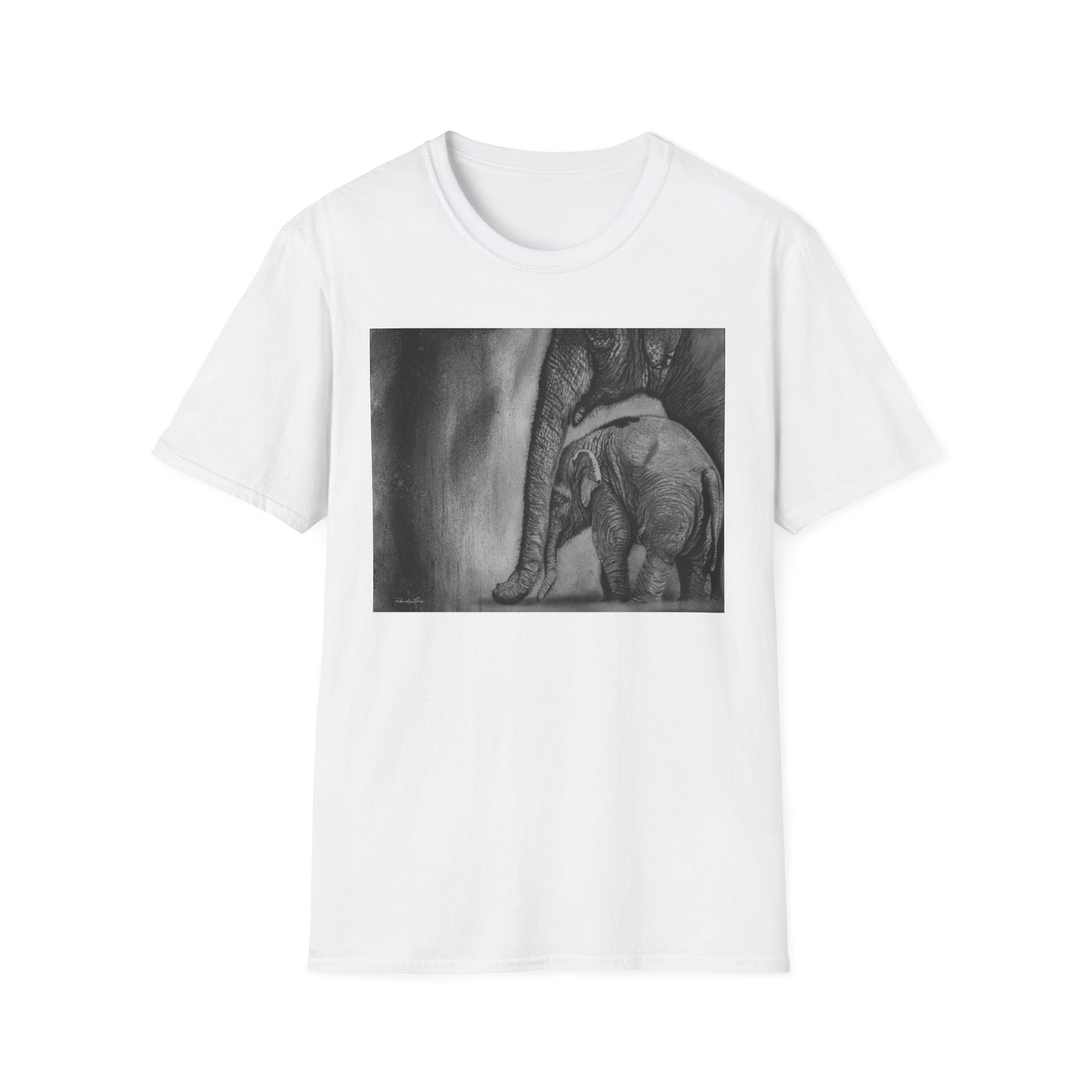 Trunks of Love, Elephant Unisex Softstyle T-Shirt