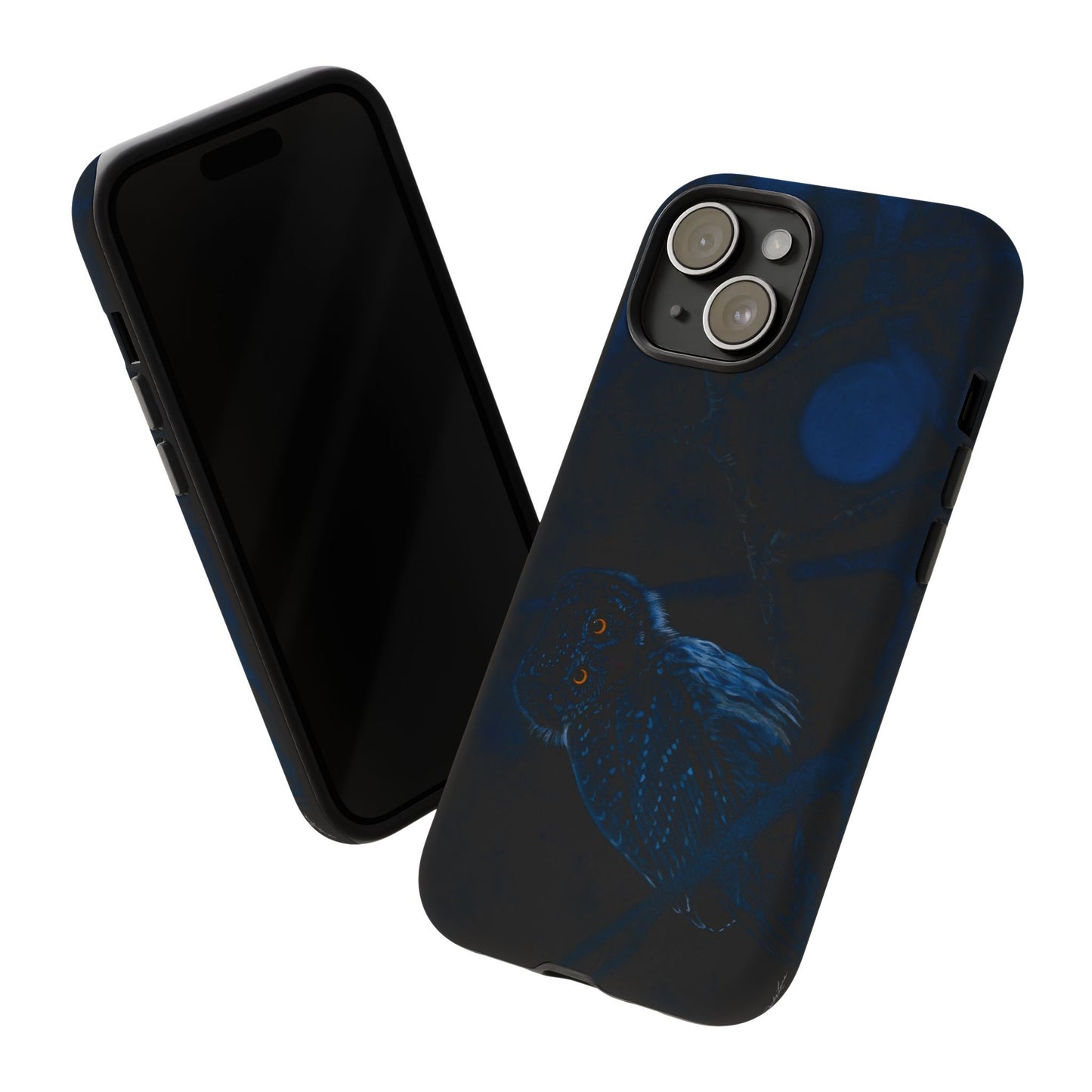 Bright Eyes, Owl Print Phone Case, Tough Cases