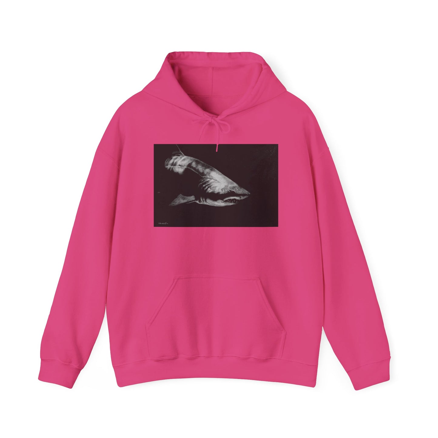 Below, Shark theme Unisex Hoodie