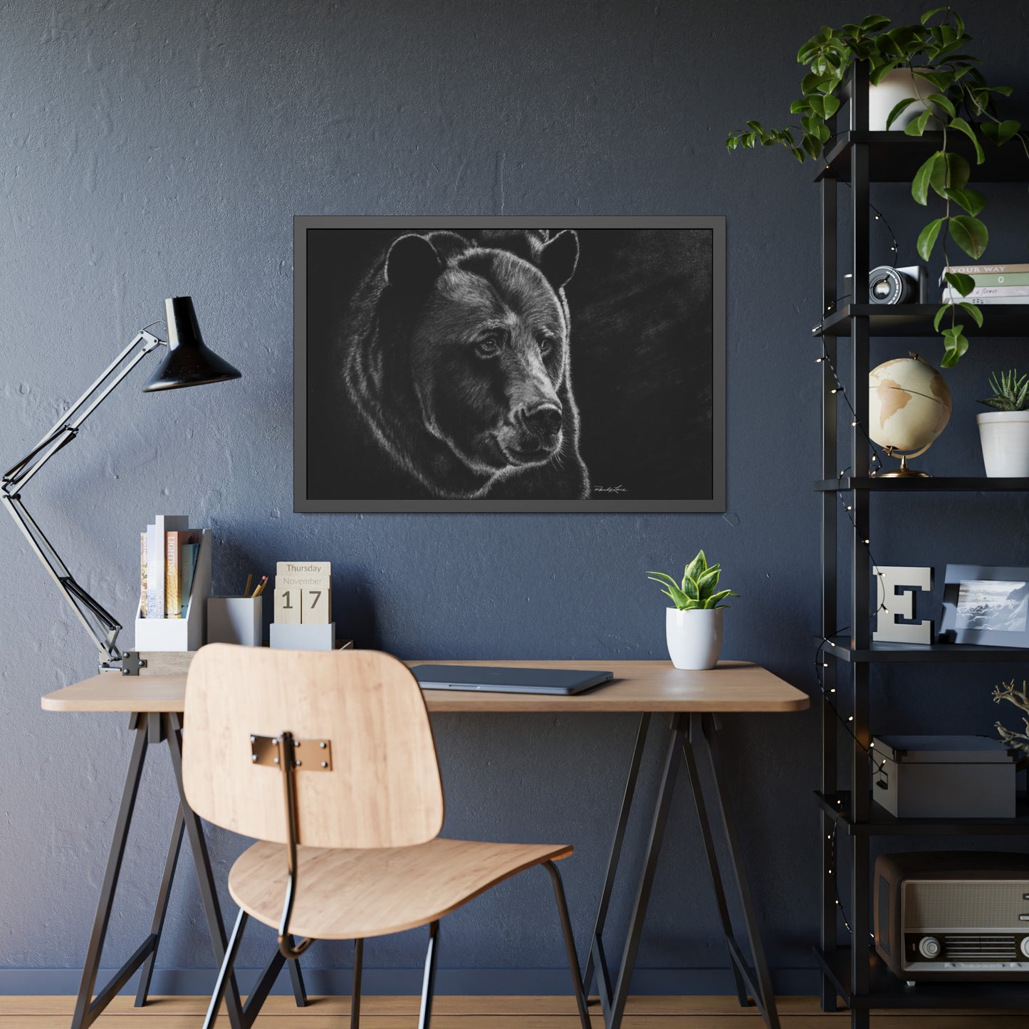 Dominance,  Bear Framed Fine Art Print