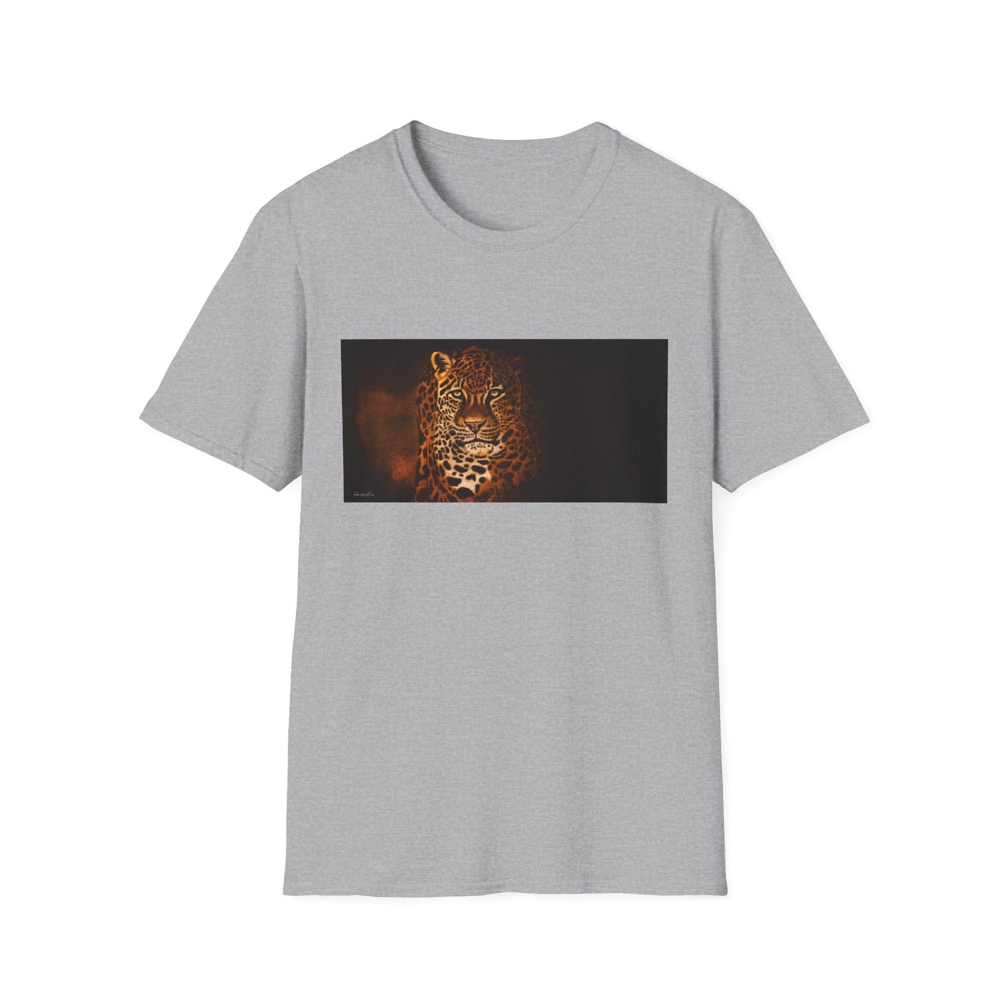 Shadow Hunter, Leopard Unisex Softstyle T-Shirt