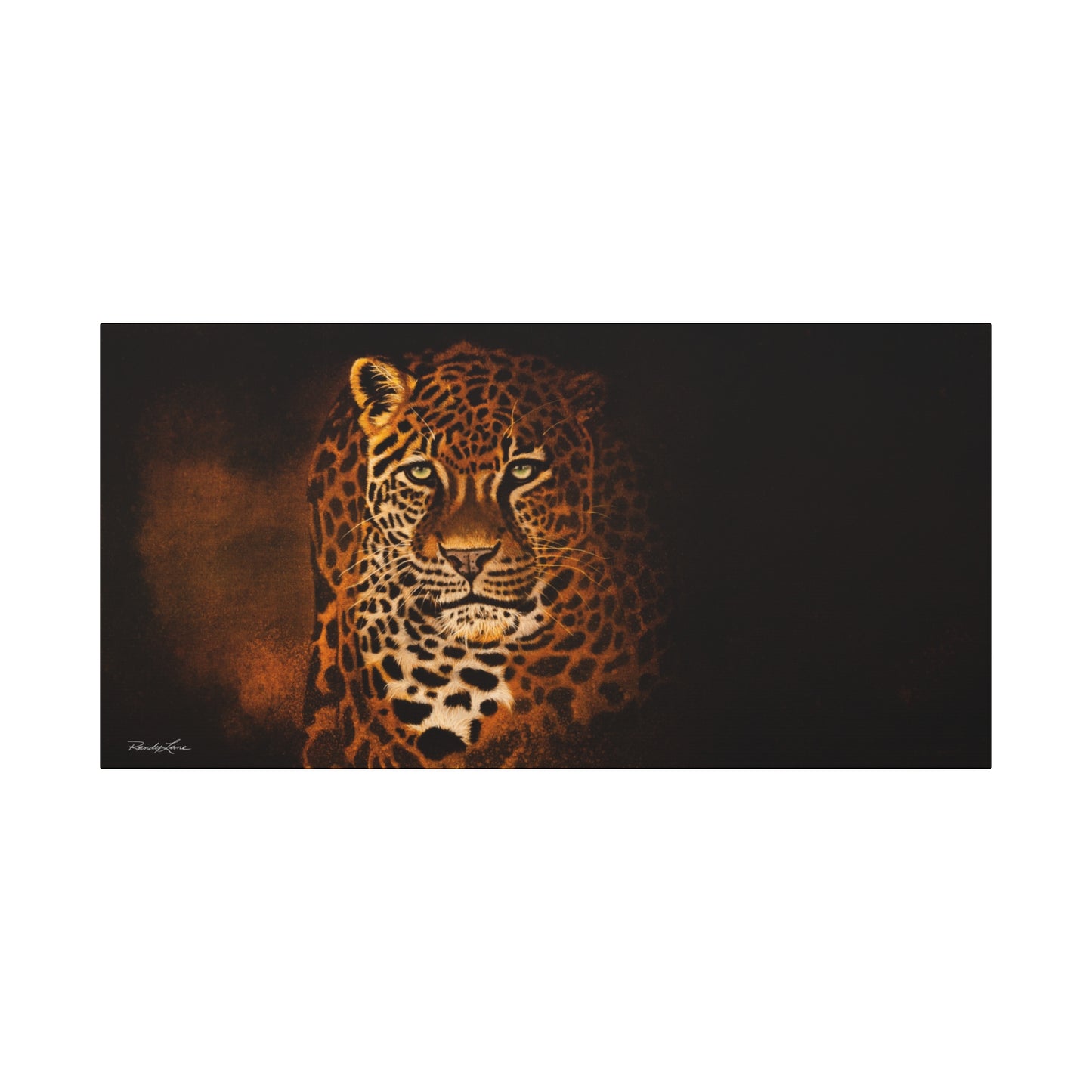 Shadow Hunter, Leopard Canvas Print