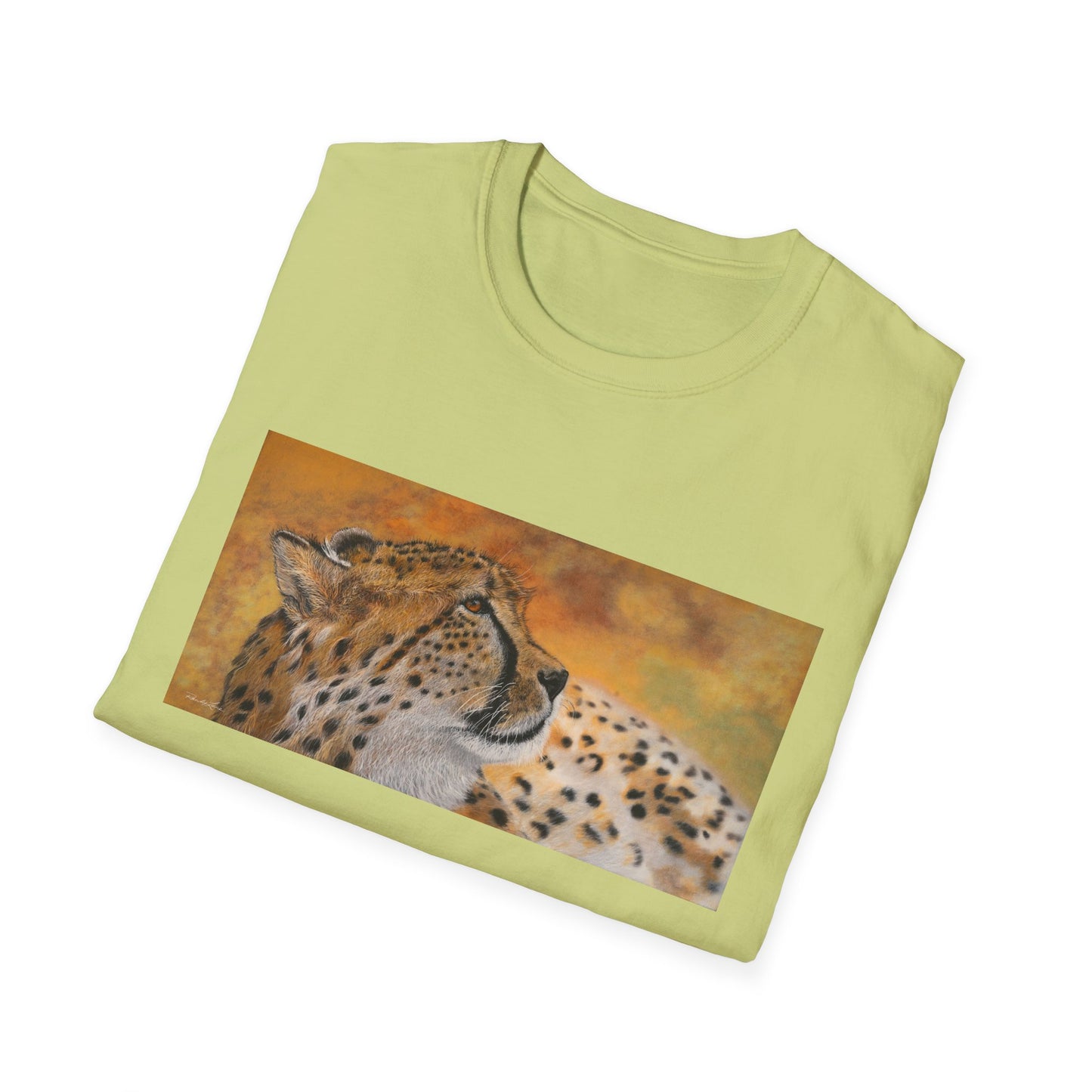 Cheetah Chill, Cheetah Unisex soft T-Shirt