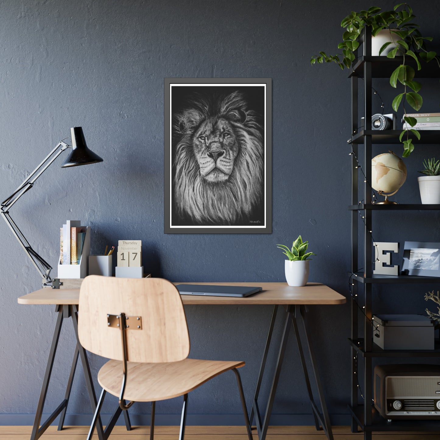 The Mane Event, Framed Fine Art Lion Prints