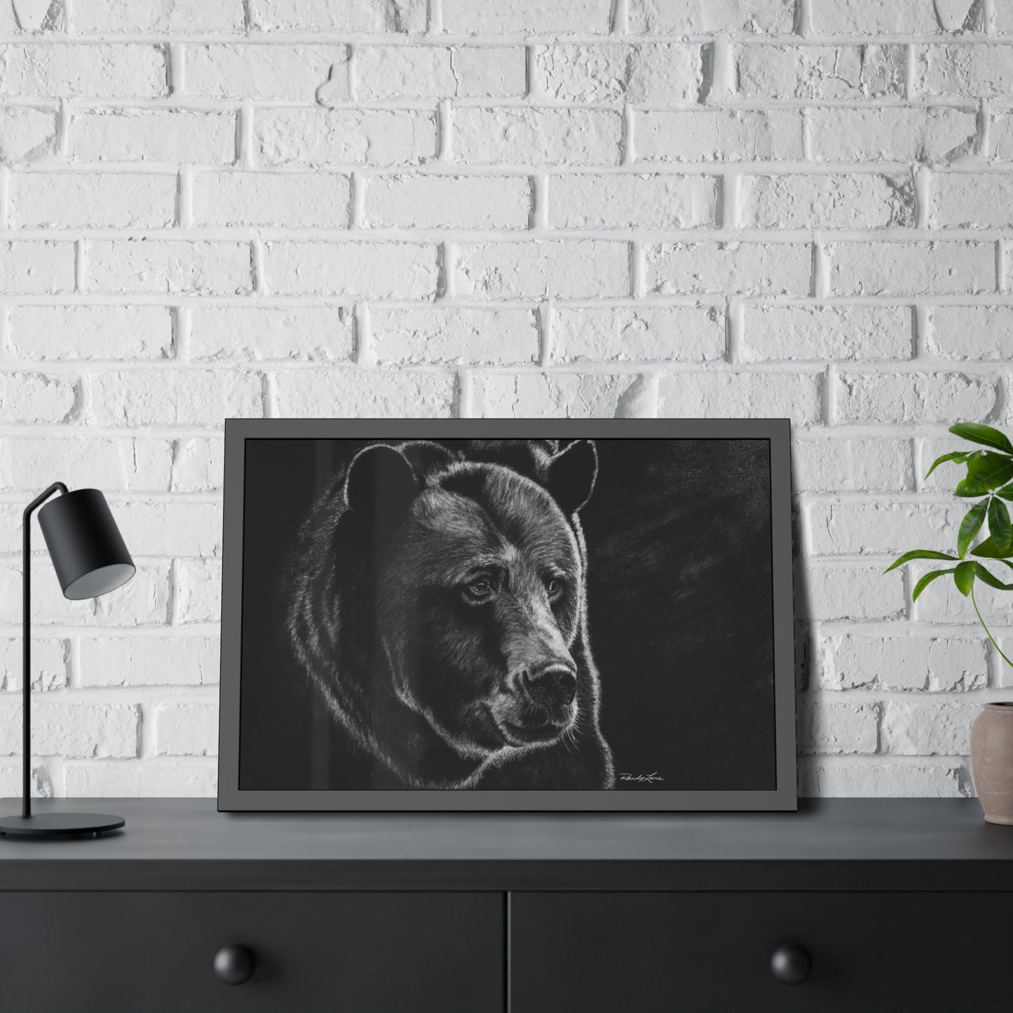Dominance,  Bear Framed Fine Art Print