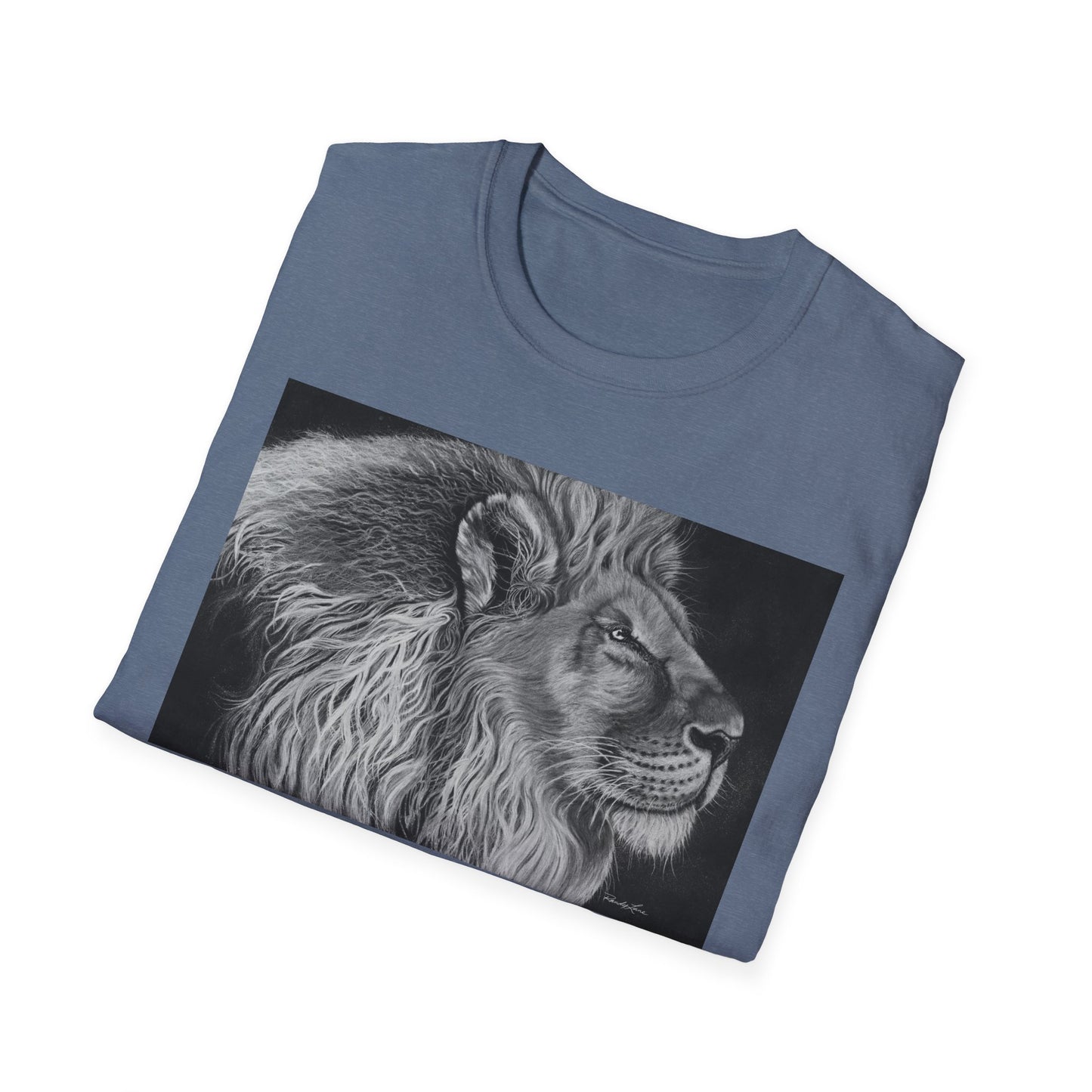 King of Cool, Lion Graphic Tee - Unisex Softstyle T-Shirt