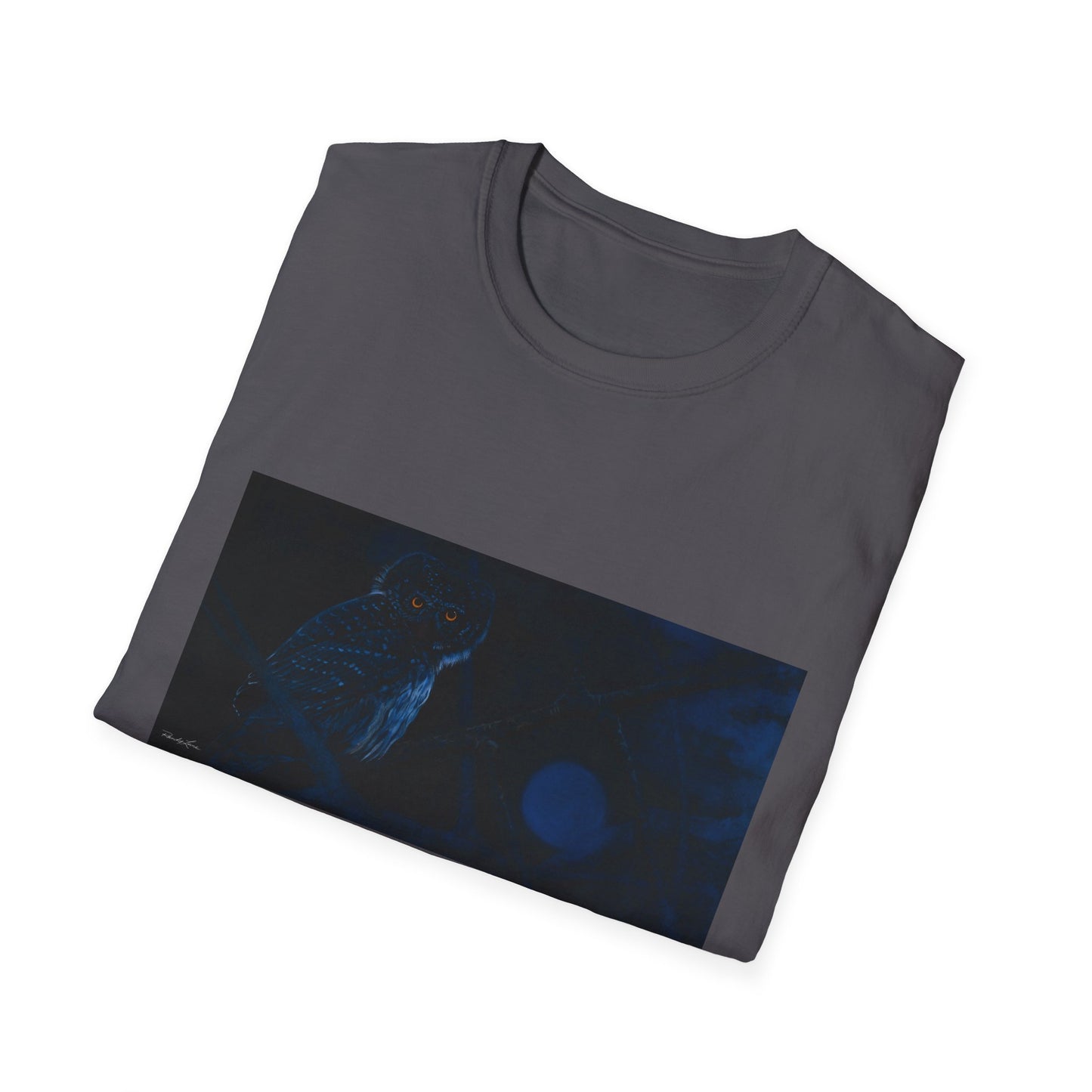 Bright Eyes, Owl theme Unisex Softstyle T-Shirt