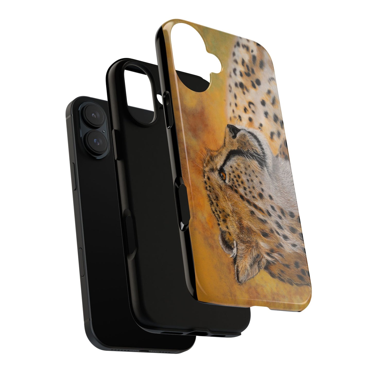 Cheetah Chill, Cheetah Phone Case, Tough Cases
