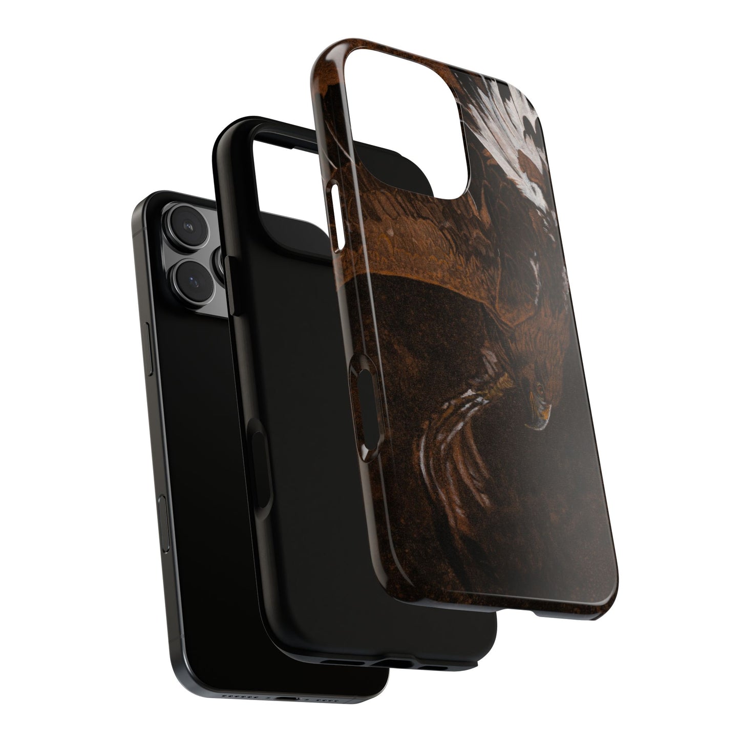 Golden Flight, Eagle Design Phone Case, Tough Cases