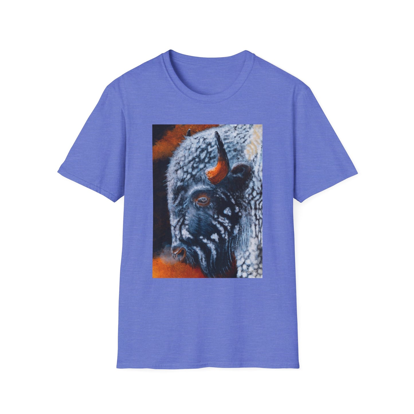 Storm Bison, Unisex Softstyle T-Shirt