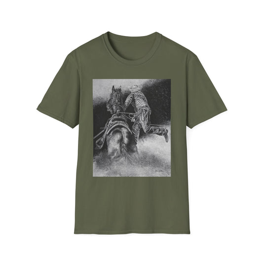 The Dismount. Steer Roper Unisex Softstyle T-Shirt