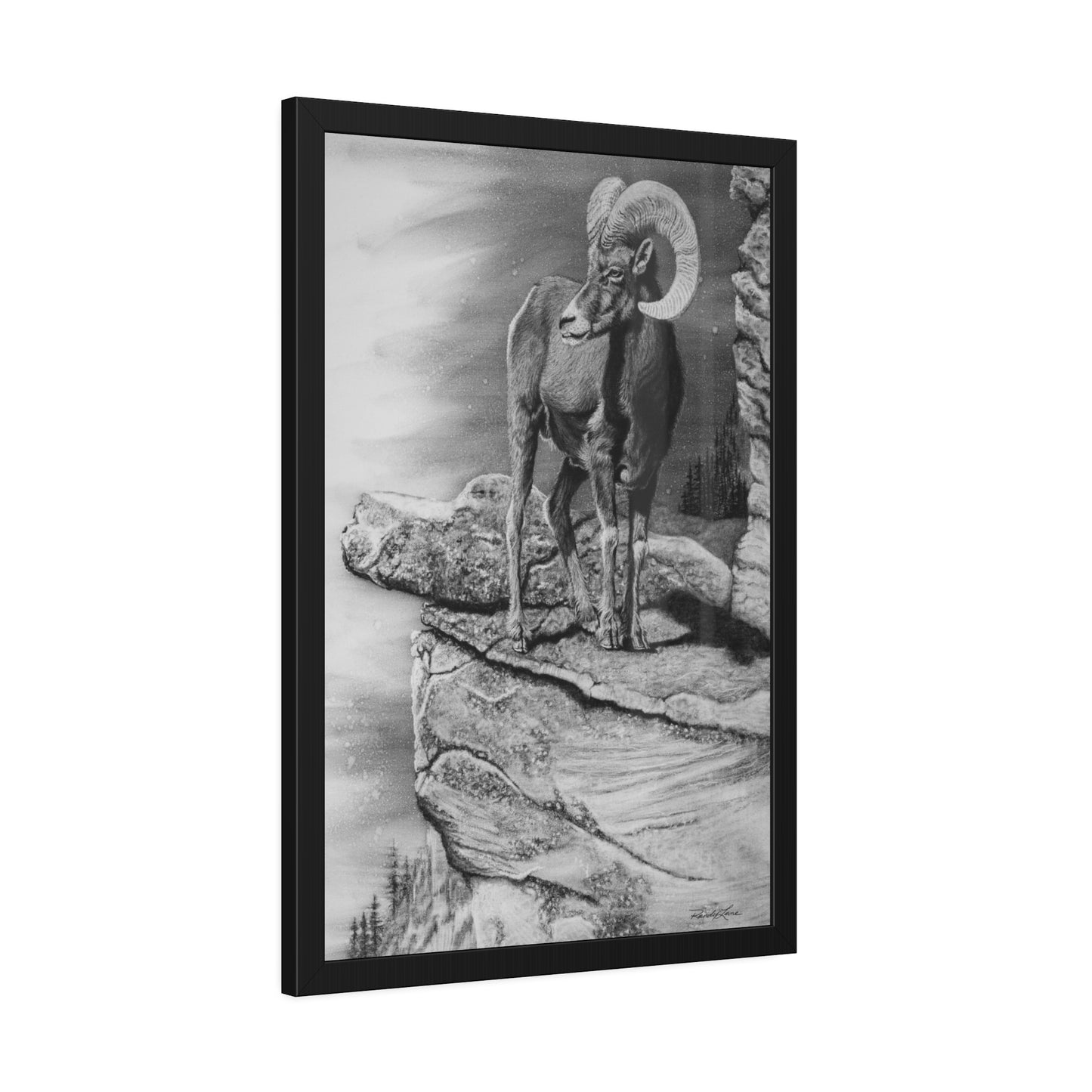 Legendary, Bighorn Sheep Framed Fine Art Print