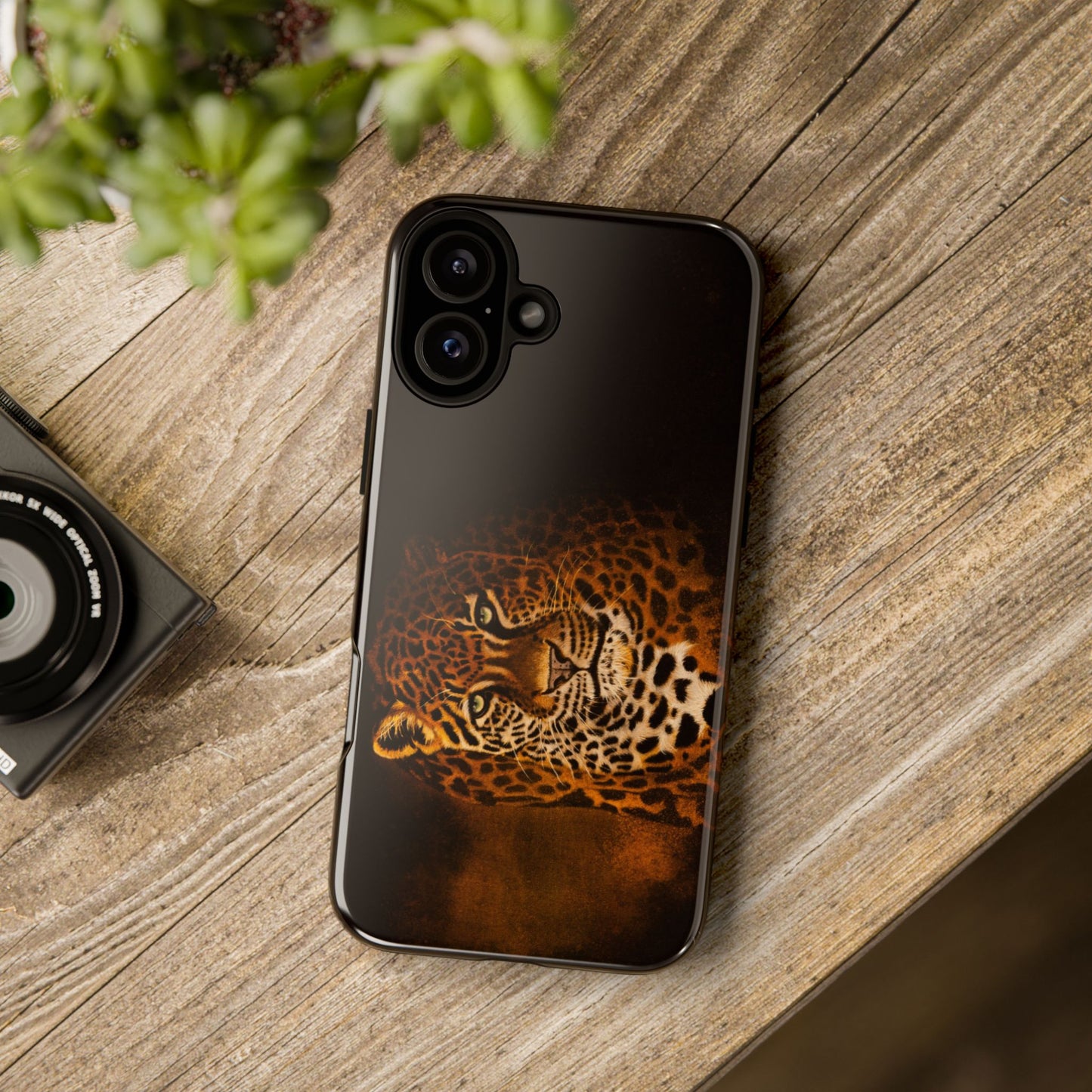 Shadow Hunter, Leopard Print Phone Case | Tough Cases