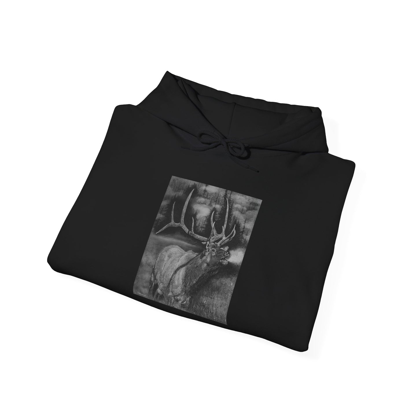 Mountain Music, Elk Unisex Hooded Sweatshirt