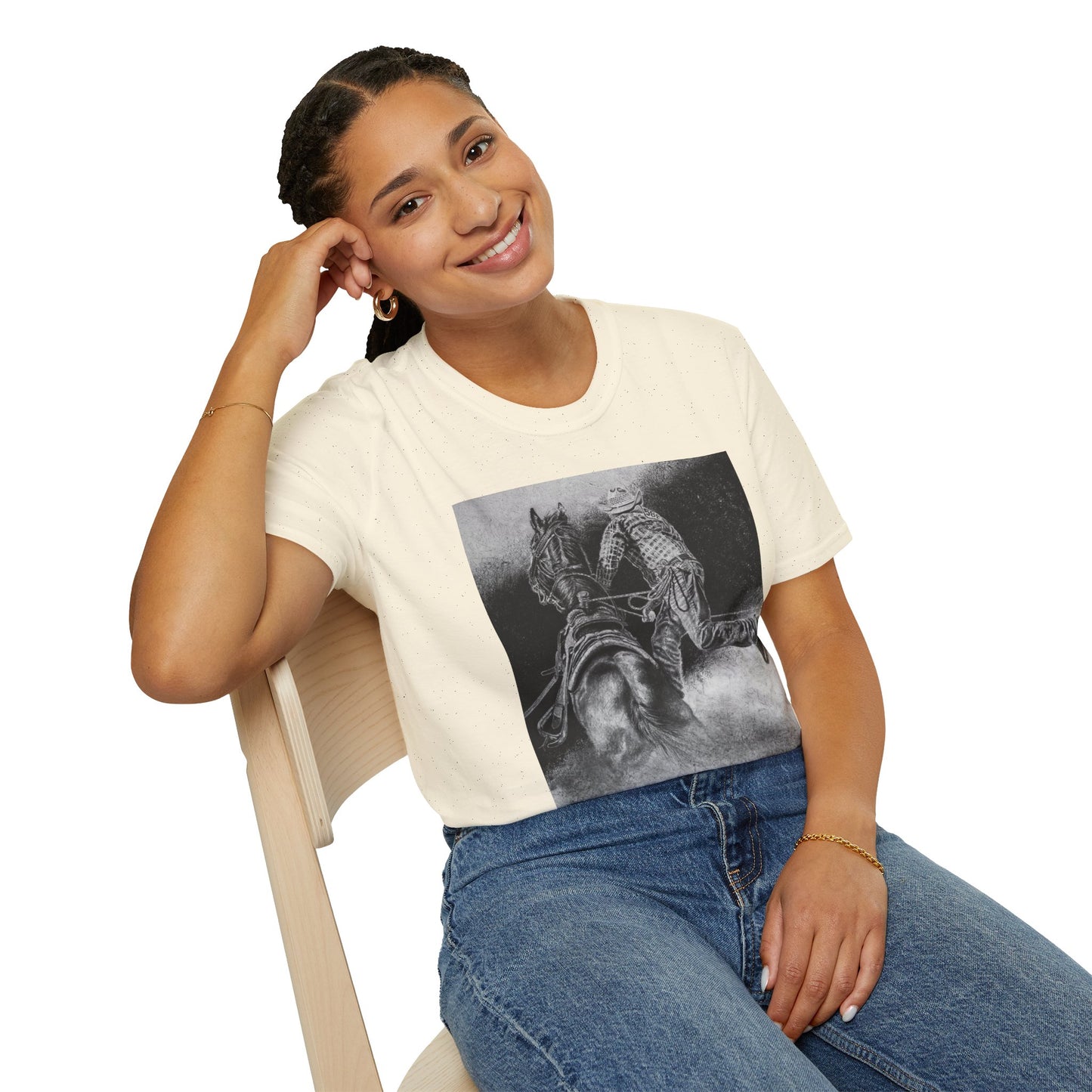 The Dismount. Steer Roper Unisex Softstyle T-Shirt