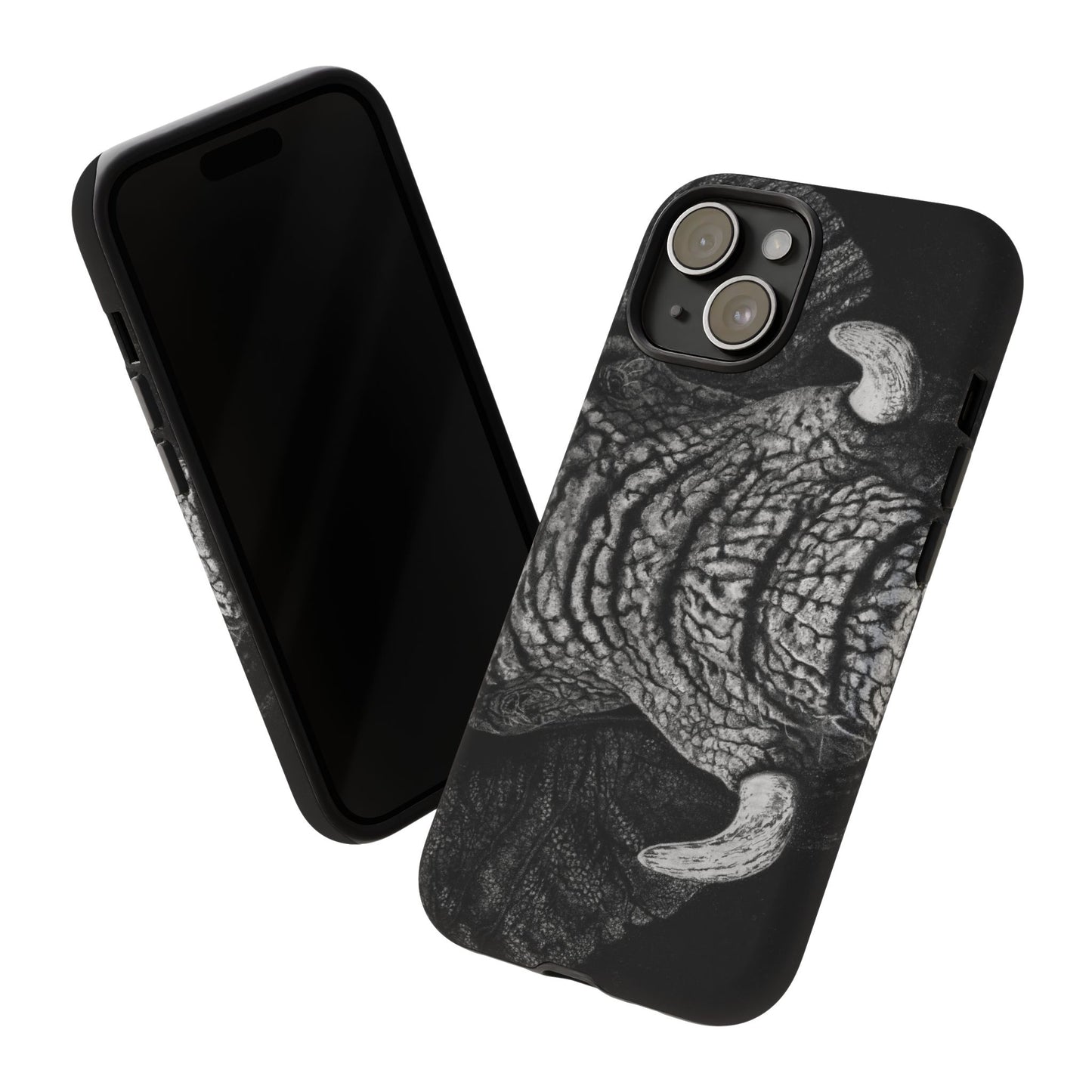 Ebony and Ivory, Elephant Phone Case, Tough Cases