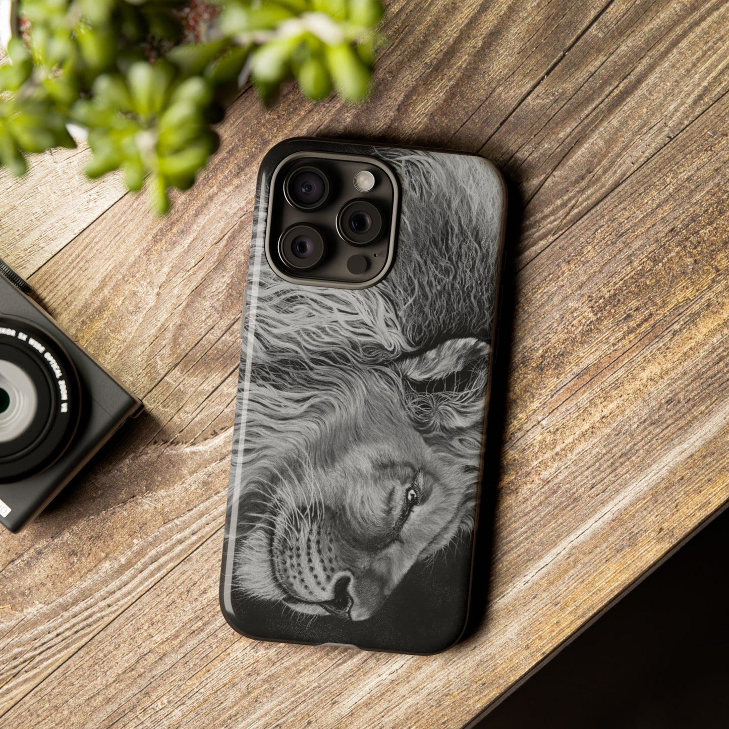 King of Cool, Lion Phone Case, Tough & Artistic Smartphone Case