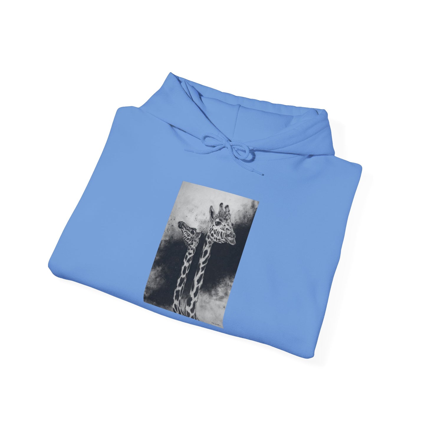 Grace in the Grassland, Giraffe Unisex Heavy Blend™ Hooded Sweatshirt