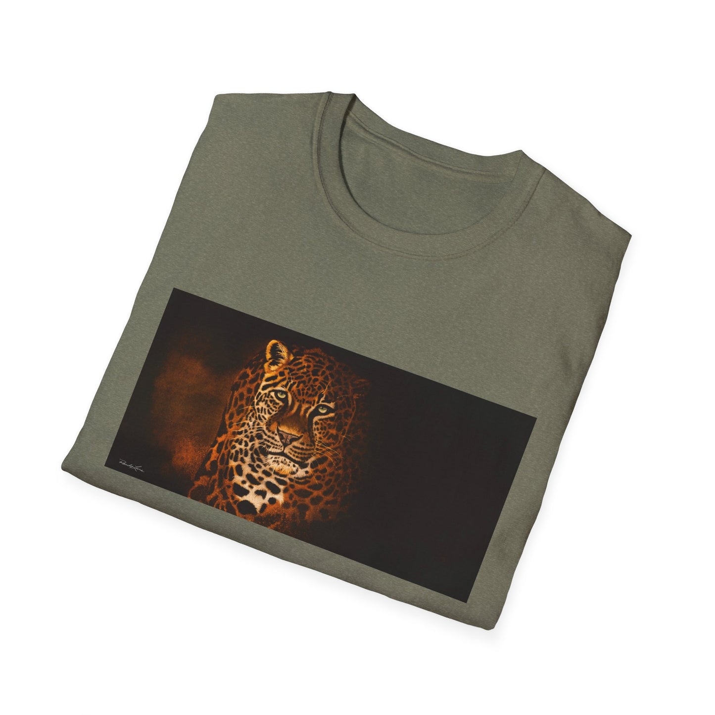 Shadow Hunter, Leopard Unisex Softstyle T-Shirt