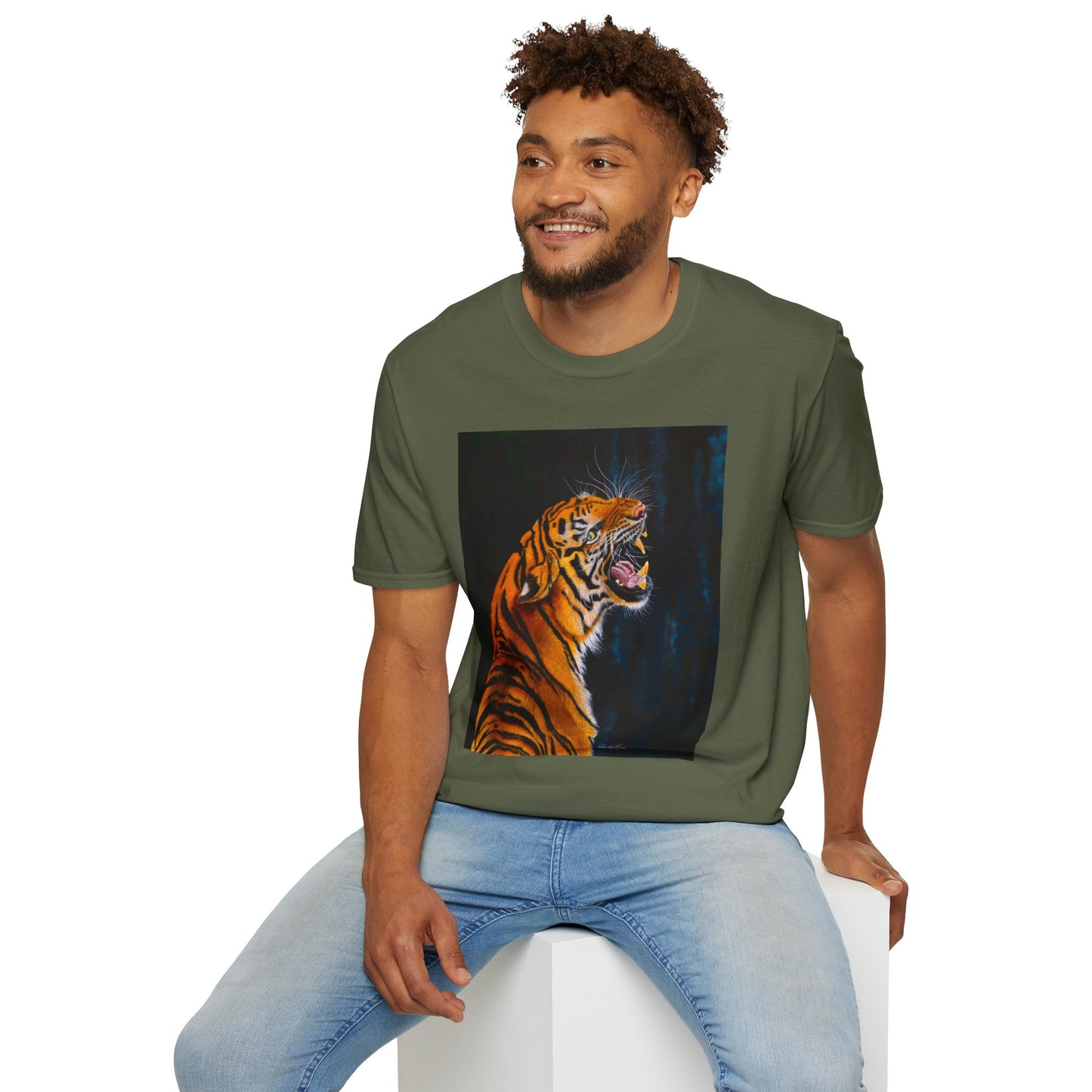 Beautifully Bold, Tiger Roar Unisex Softstyle T-Shirt