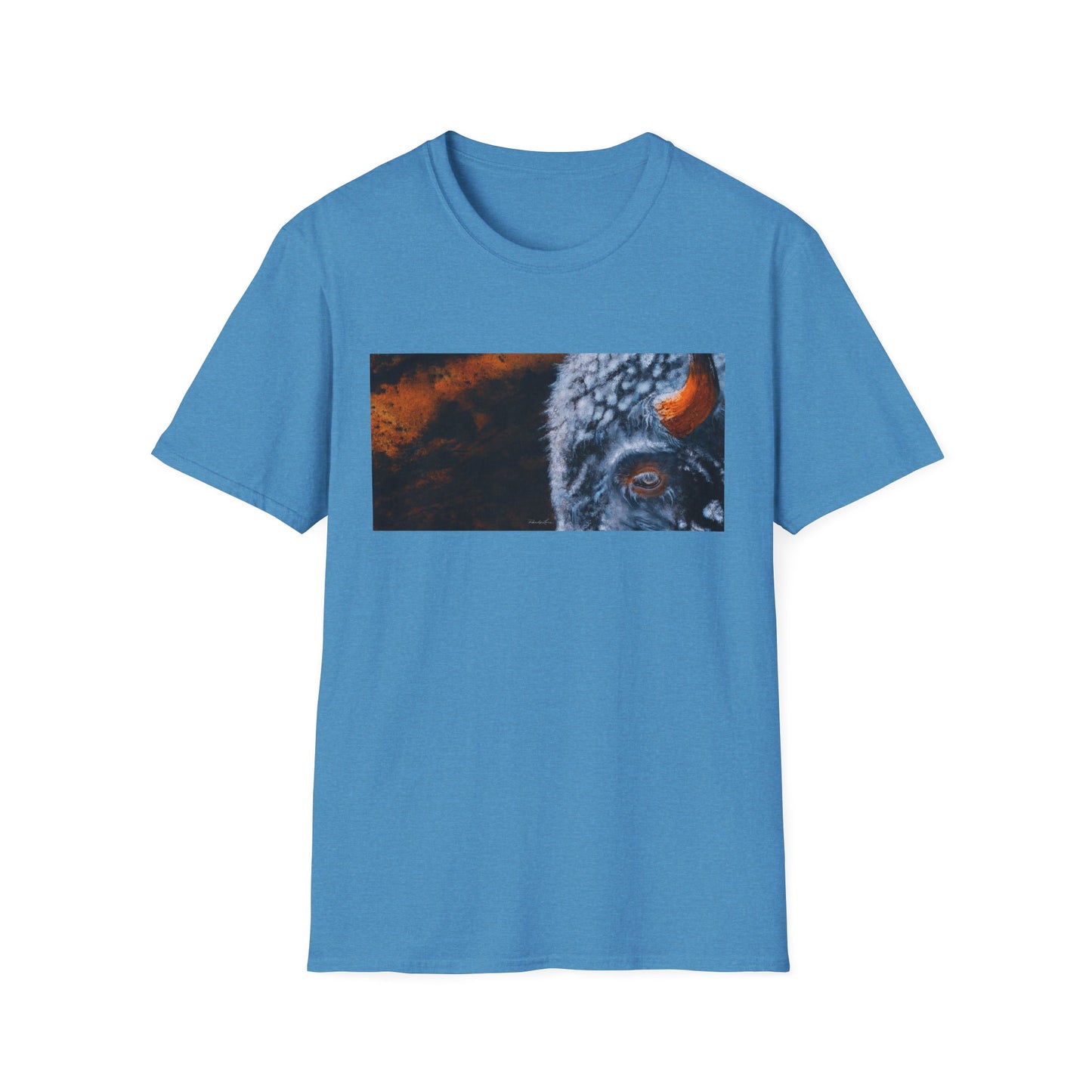 Storm Bison, Unisex Softstyle T-Shirt