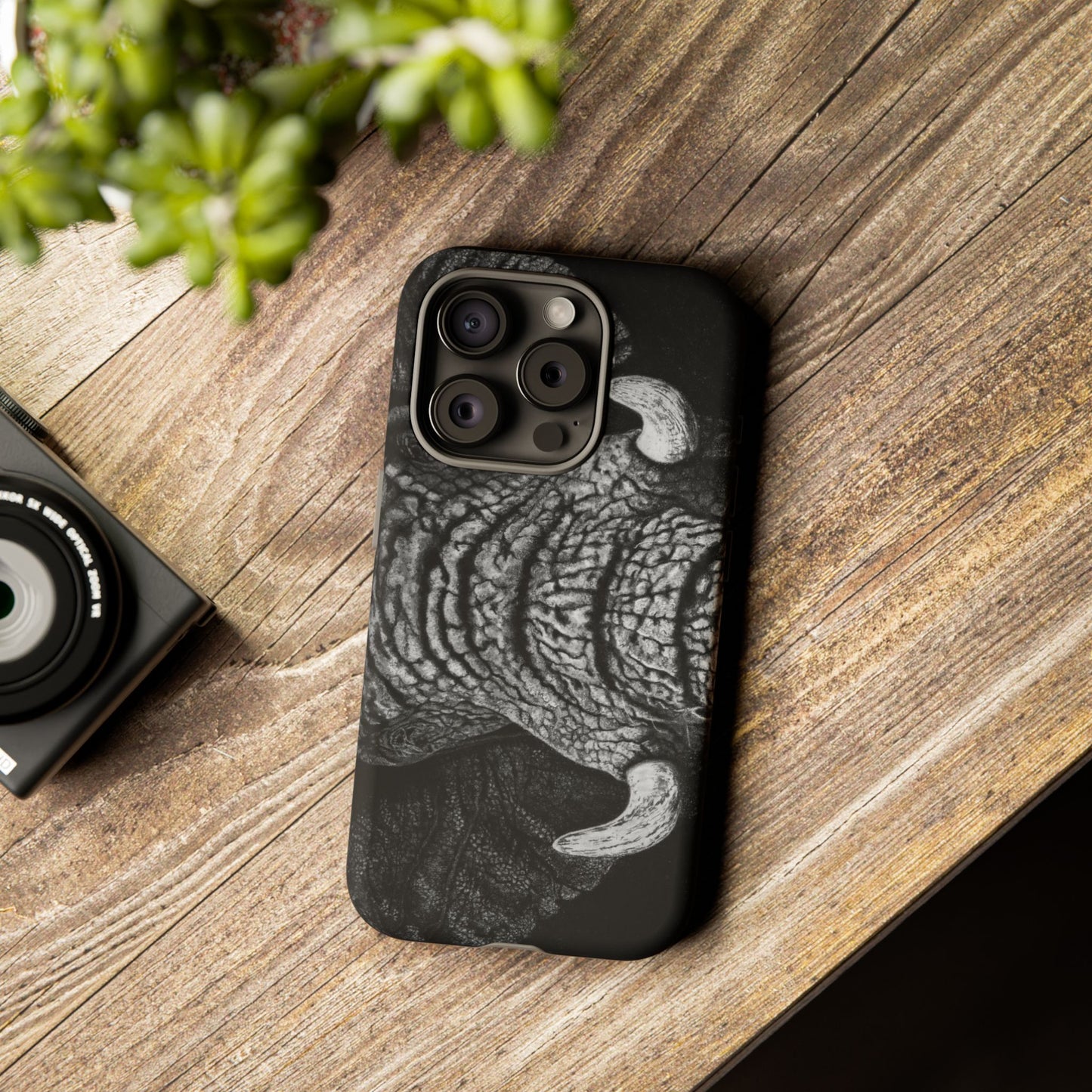 Ebony and Ivory, Elephant Phone Case, Tough Cases