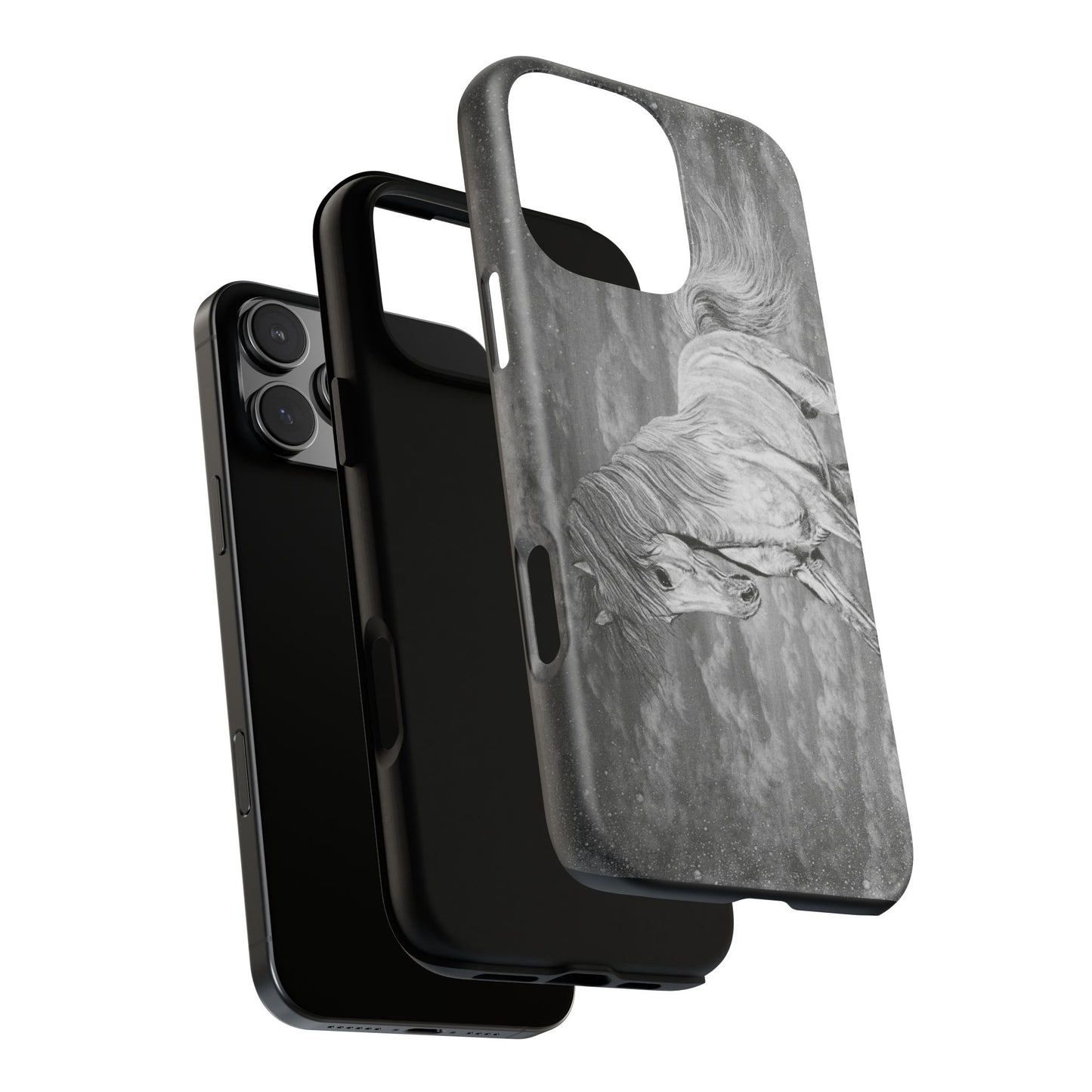 Equine Elegance. Prancing Horse Phone Case