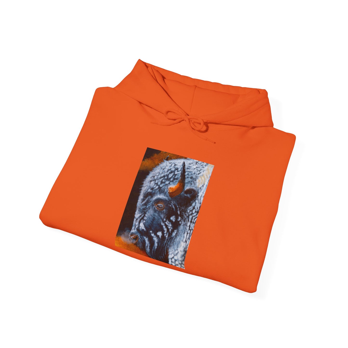 Storm Bison, Unisex Hooded Sweatshirt