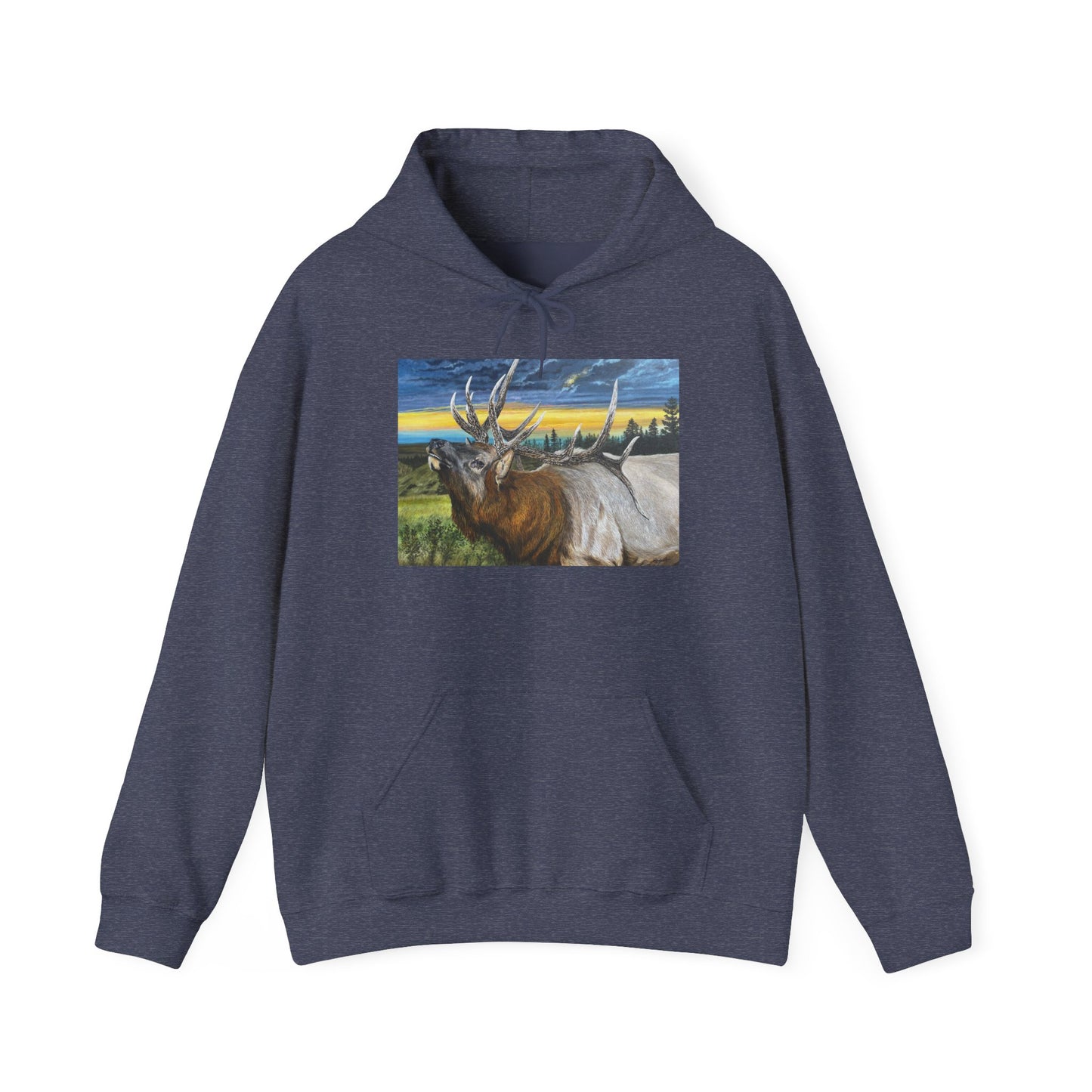 Sunset Serenade, Elk Unisex Hoodie