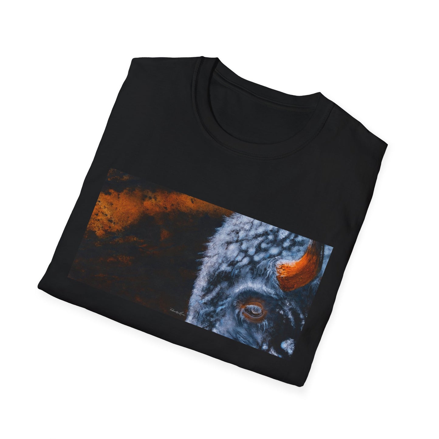 Storm Bison, Unisex Softstyle T-Shirt