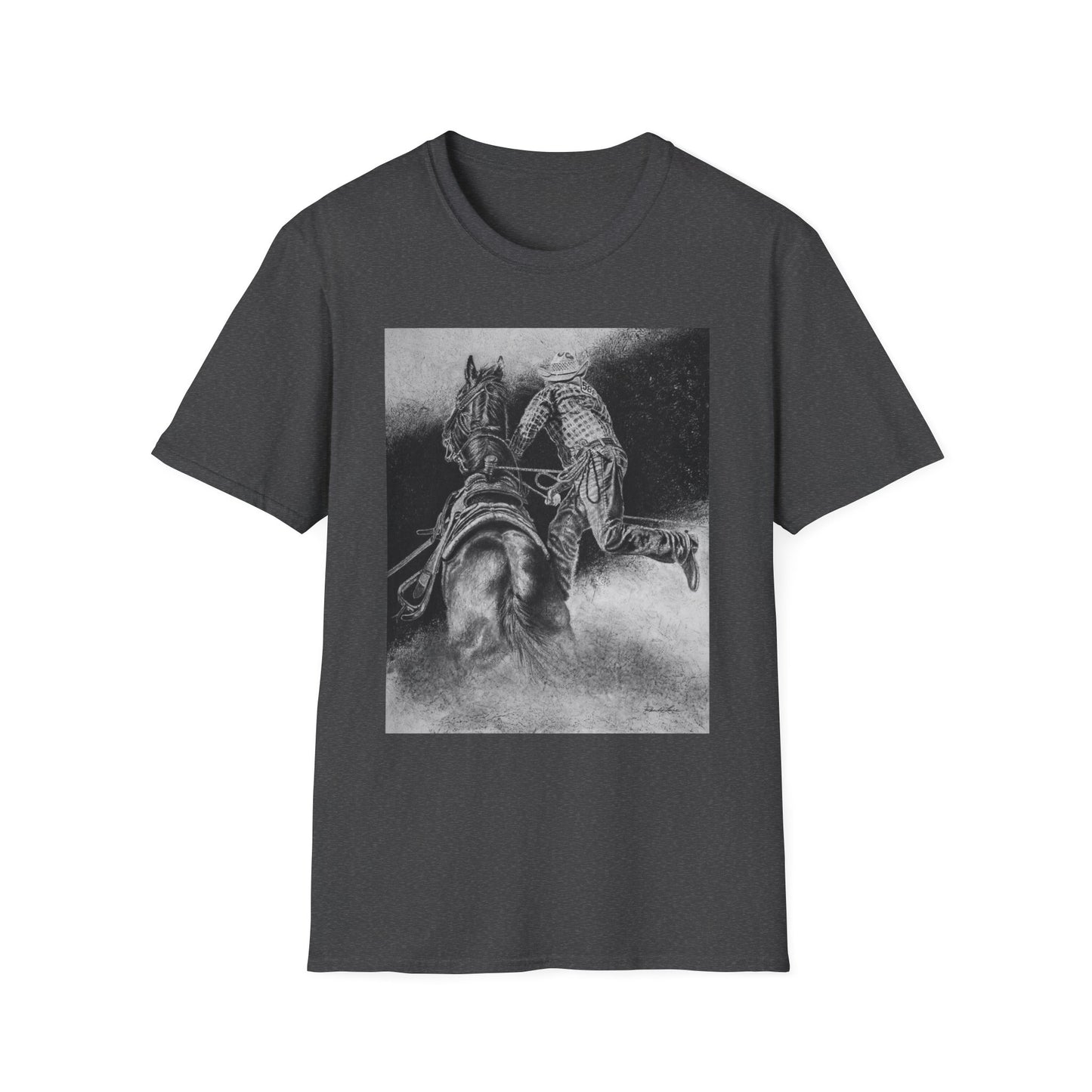 The Dismount. Steer Roper Unisex Softstyle T-Shirt