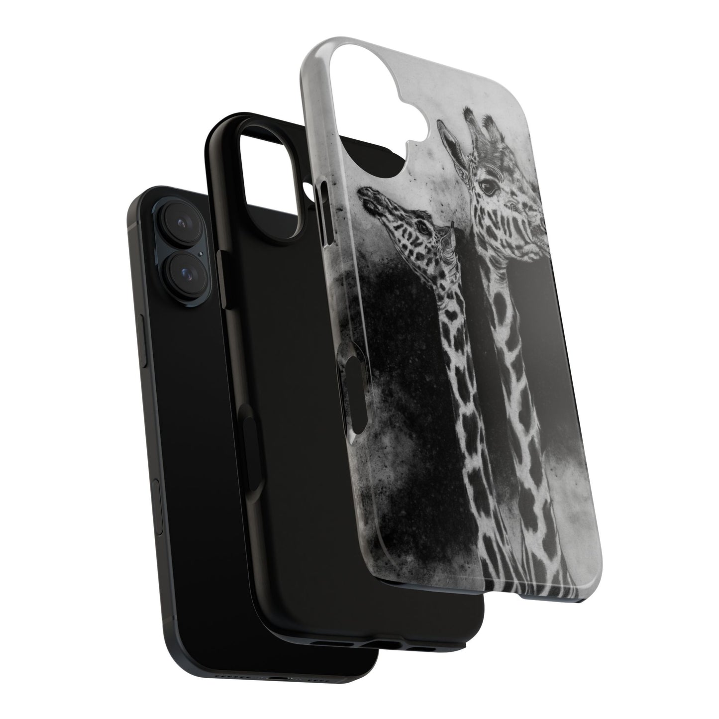 Grace in the Grassland, Giraffe Tough Phone Cases