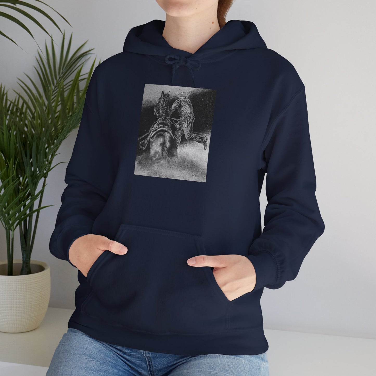 The Dismount. Steer Roper Unisex Hooded Sweatshirt