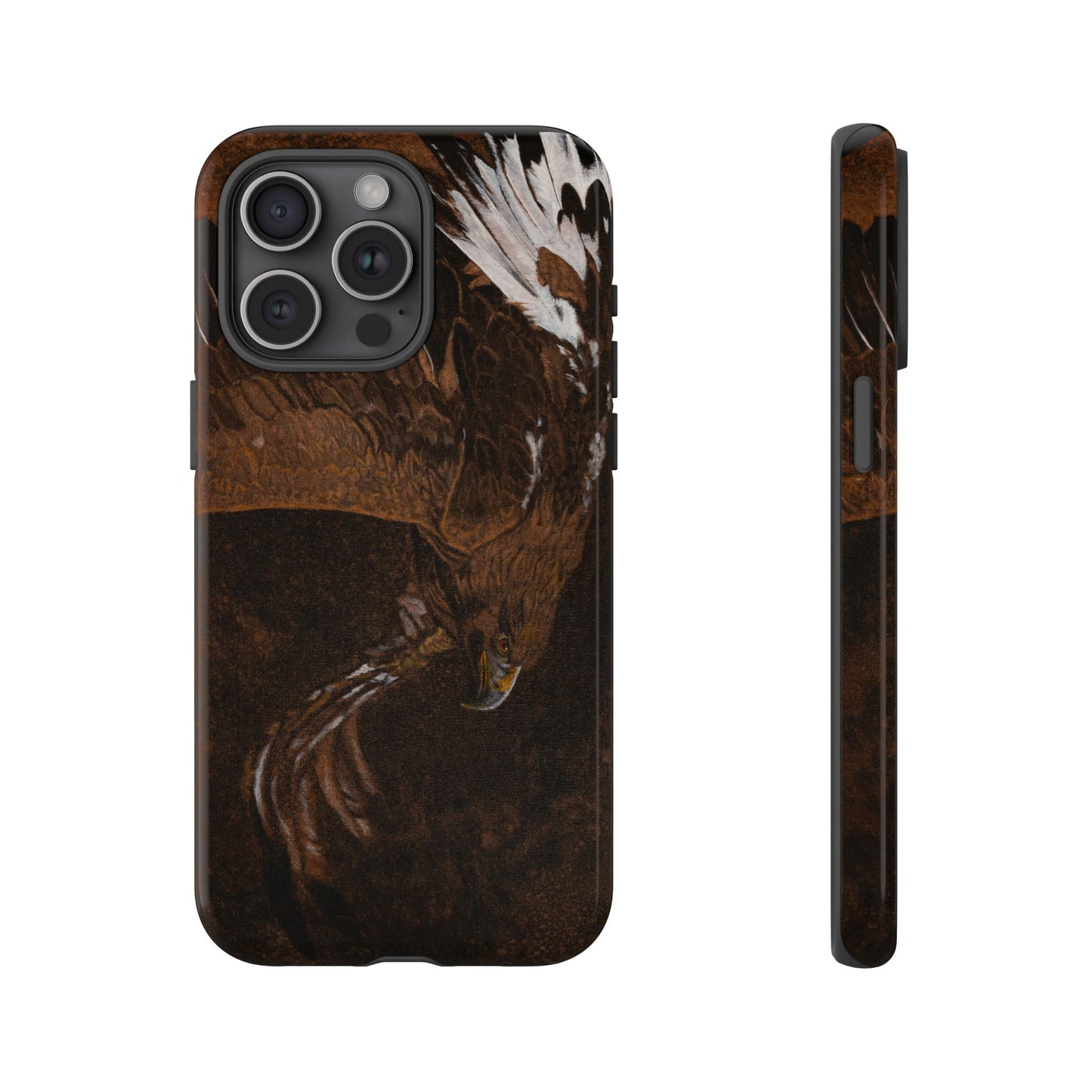 Golden Flight, Eagle Design Phone Case, Tough Cases