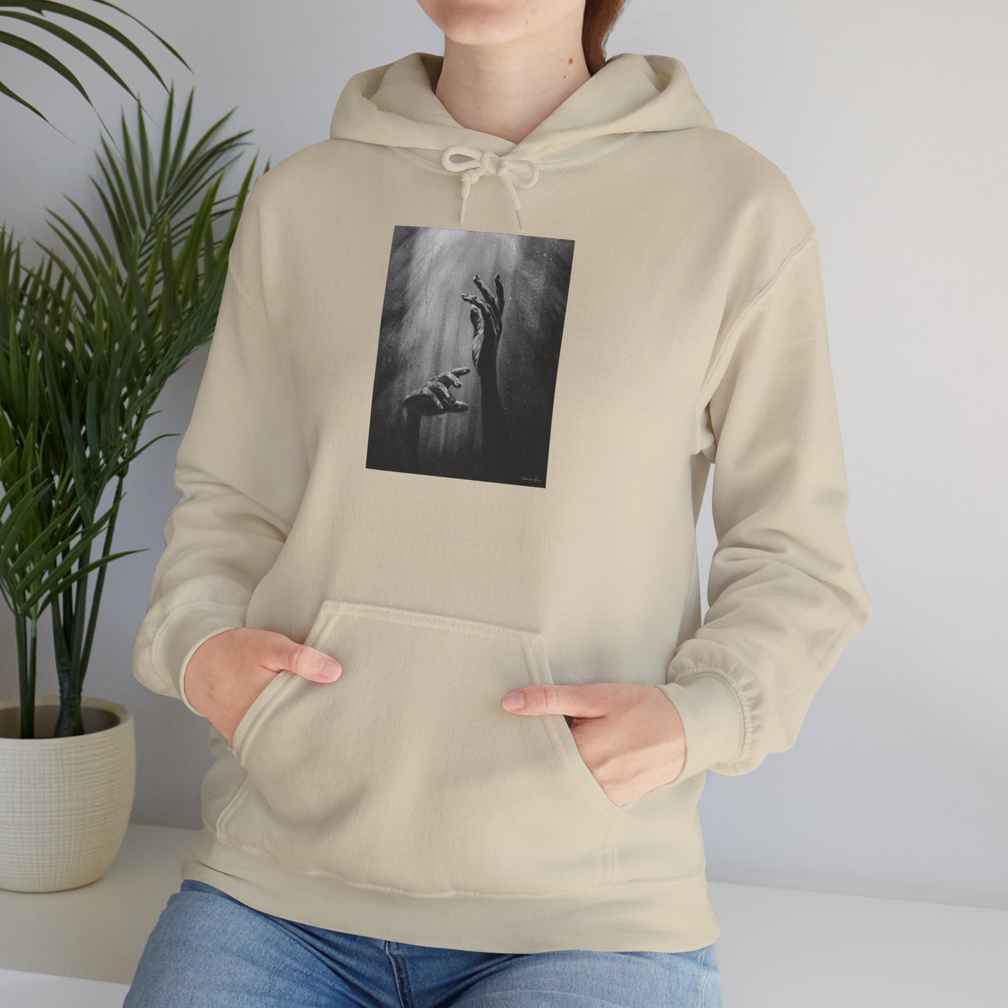 Divine Dance. Artistic Unisex Hooded Sweatshirt