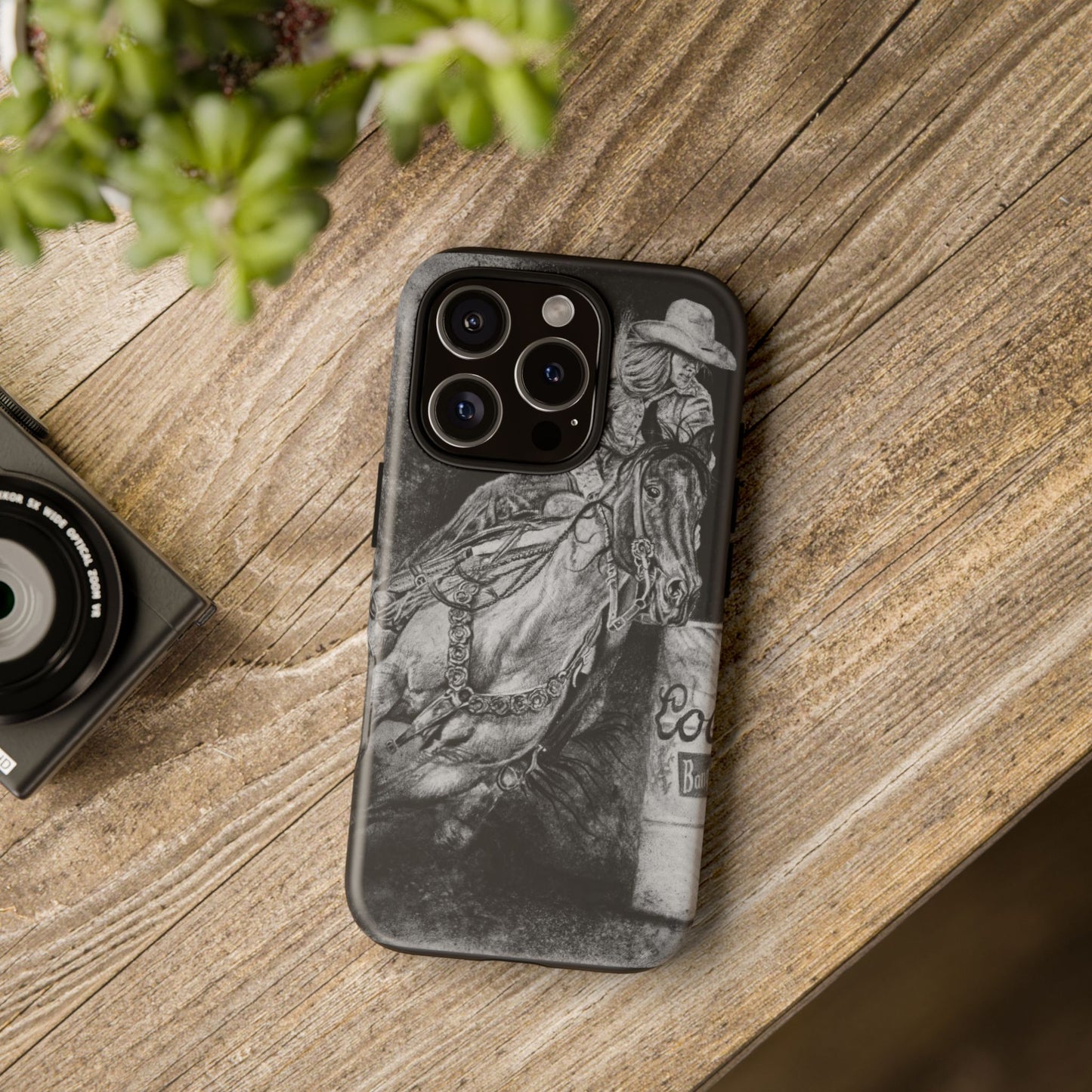 Sophie's Run. Rodeo Barrel Racer Phone Case