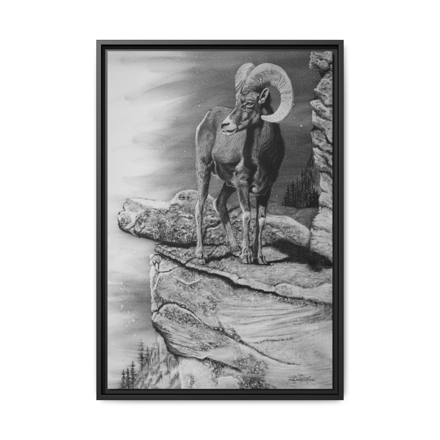 Legendary, Bighorn Sheep Framed Fine Art Print